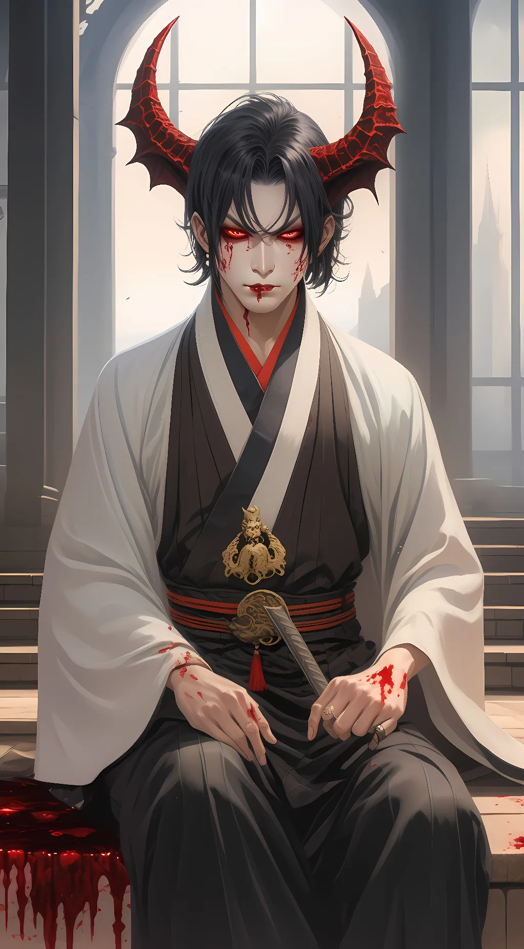 ai character: Demon background