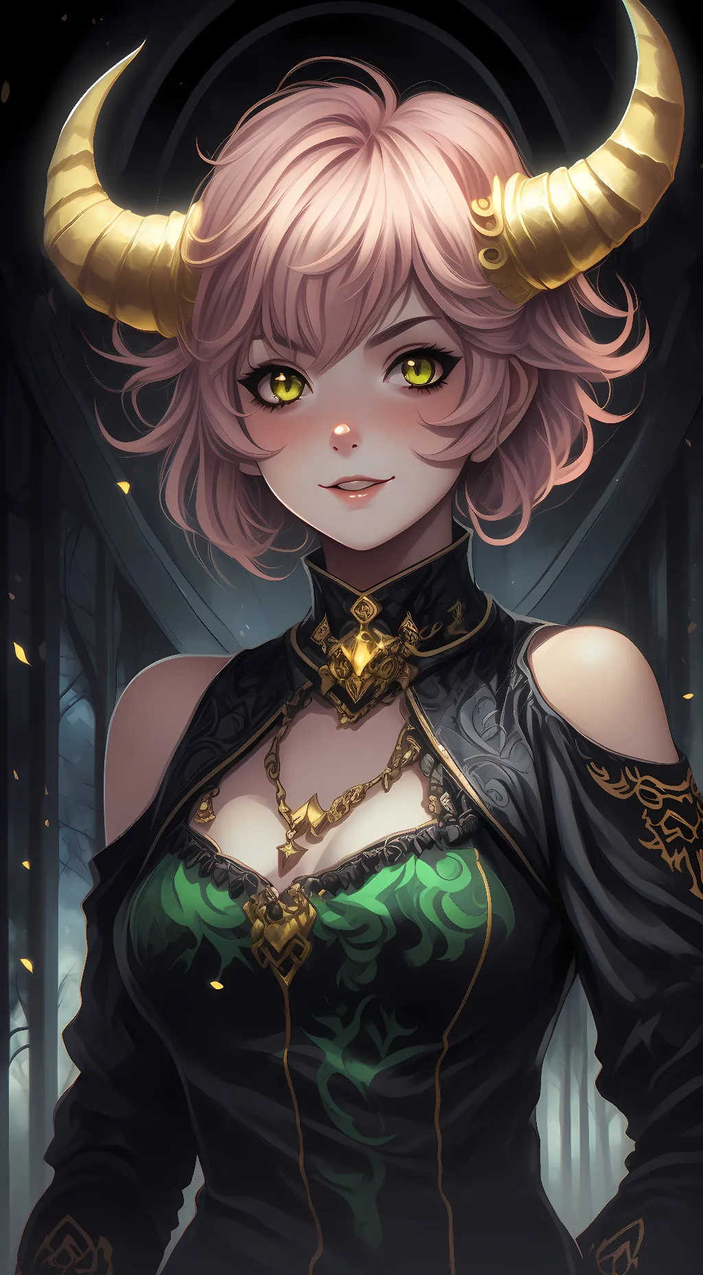 ai character: Mina ashido background