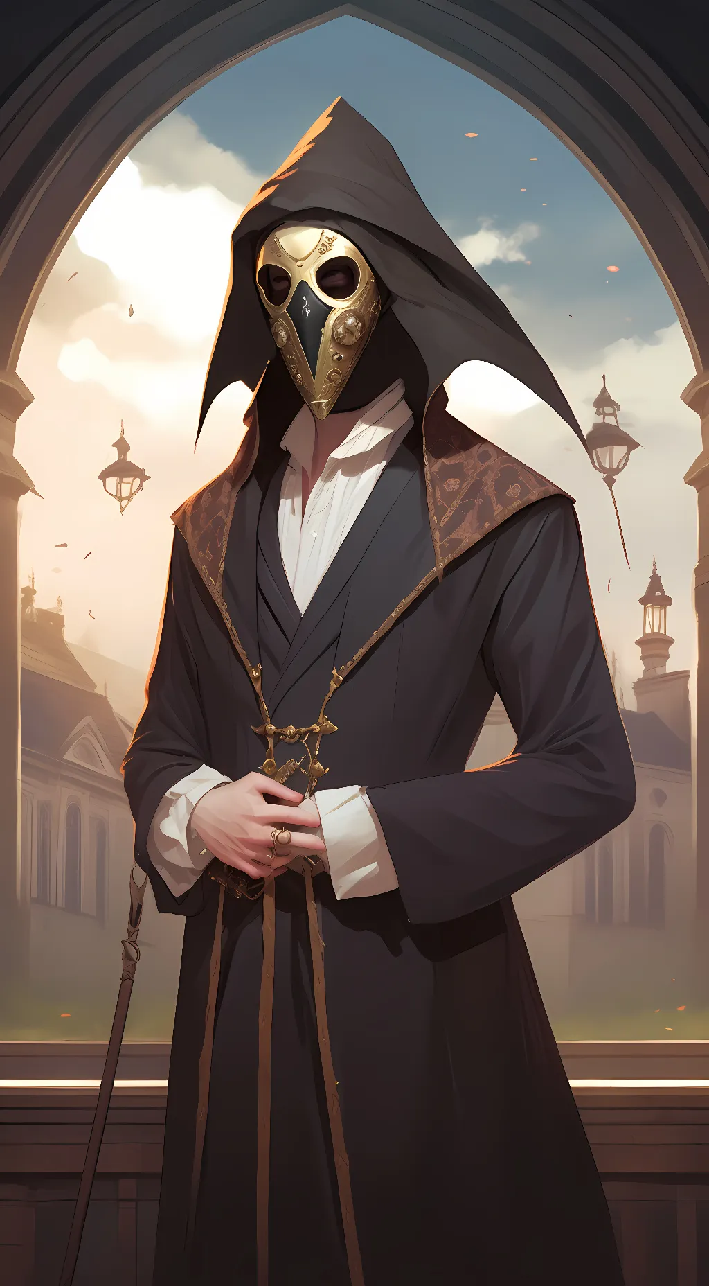 ai character: plague background