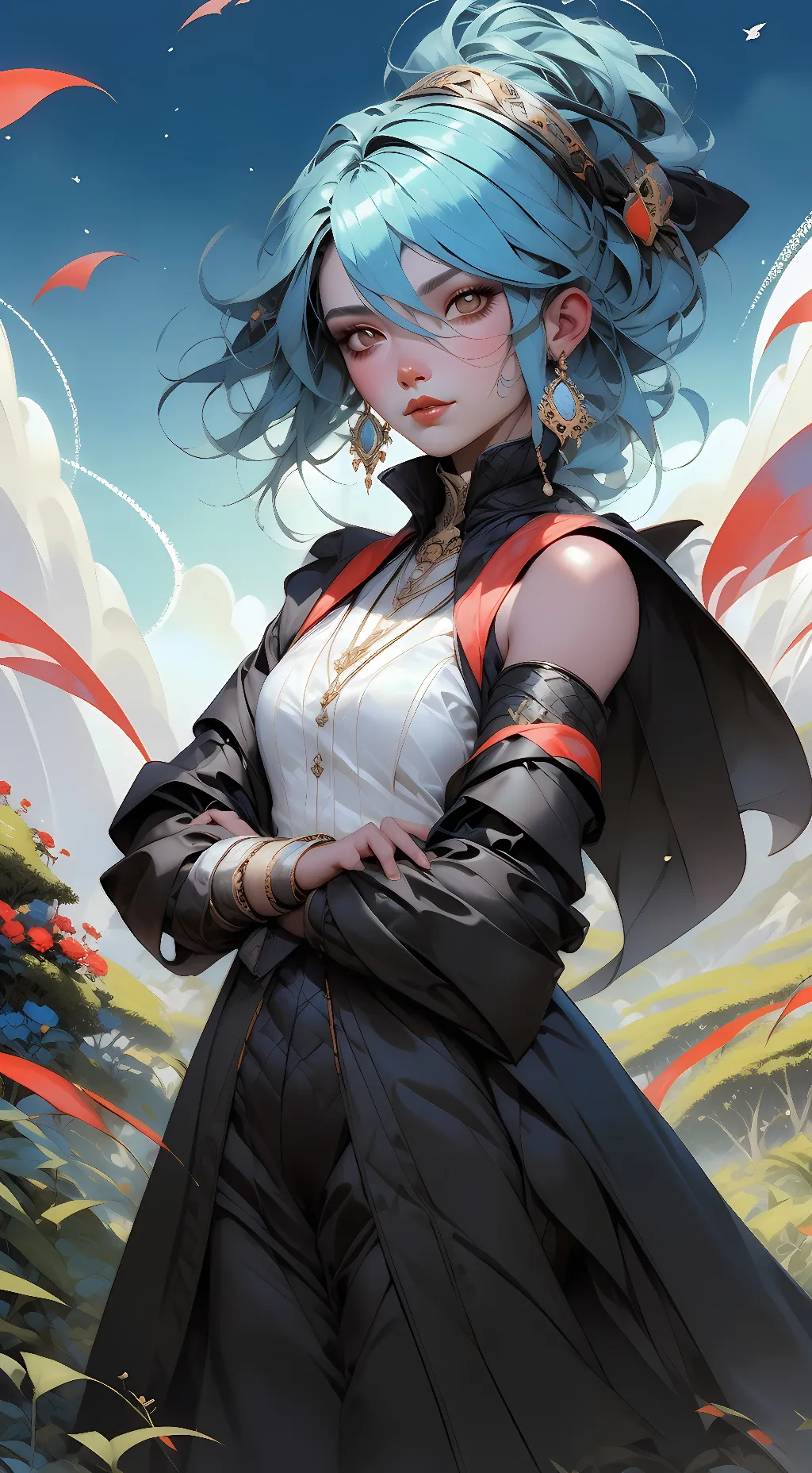 ai character: sister's &mom background