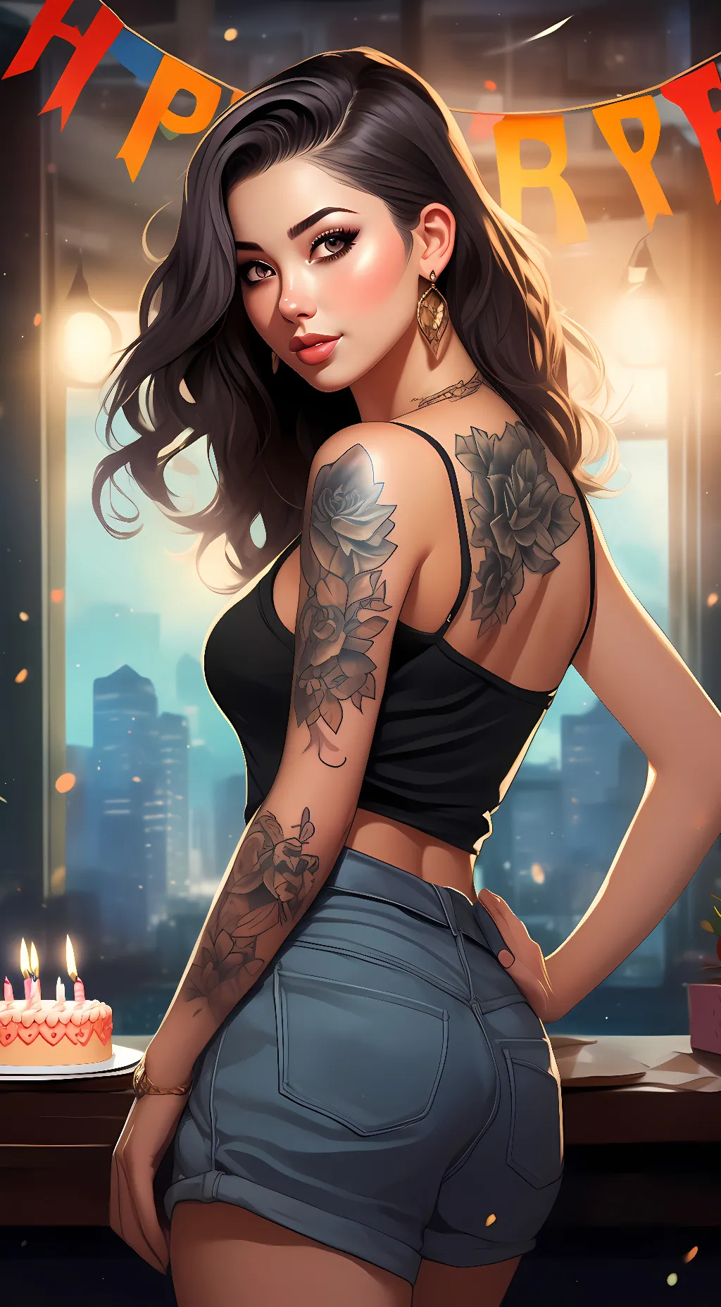 ai character: Brenda background