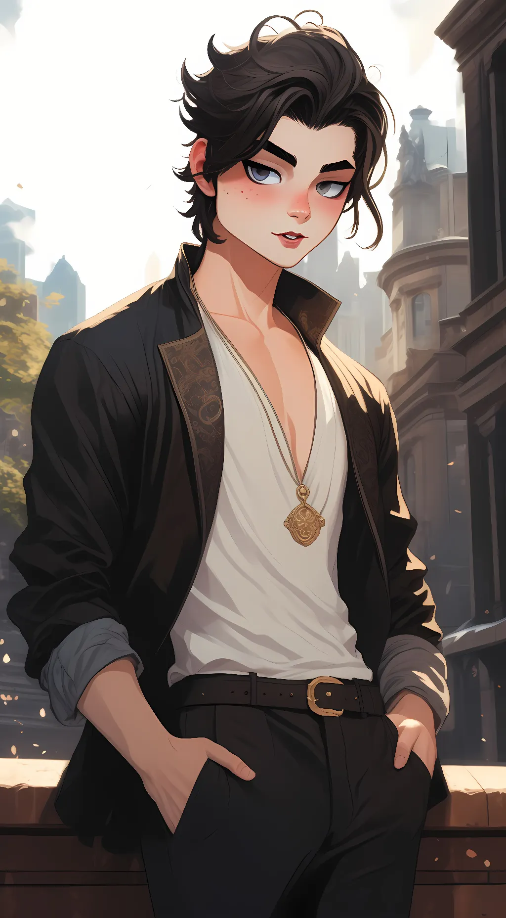 ai character: Brandon background