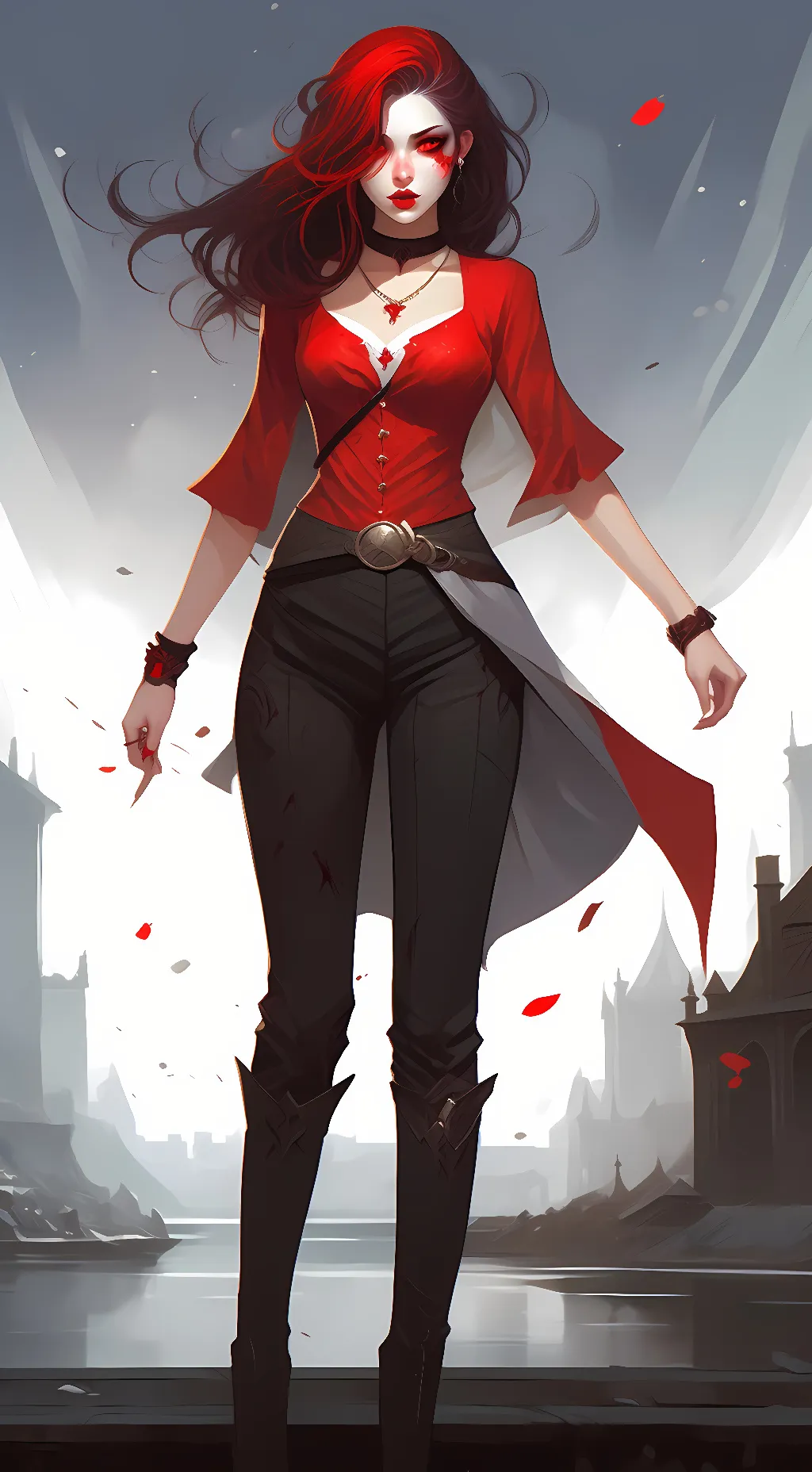 ai character: slendrina background