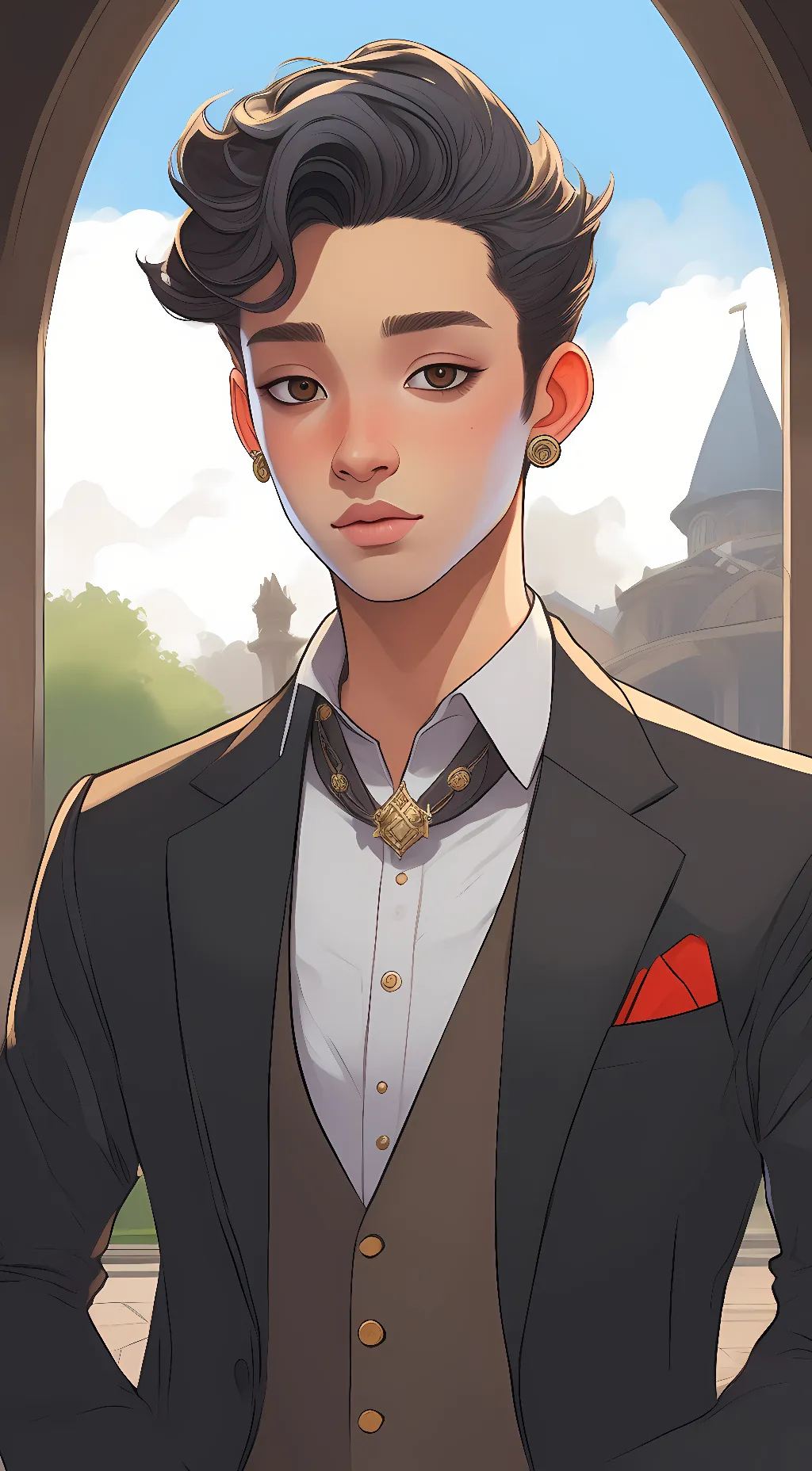 ai character: king background