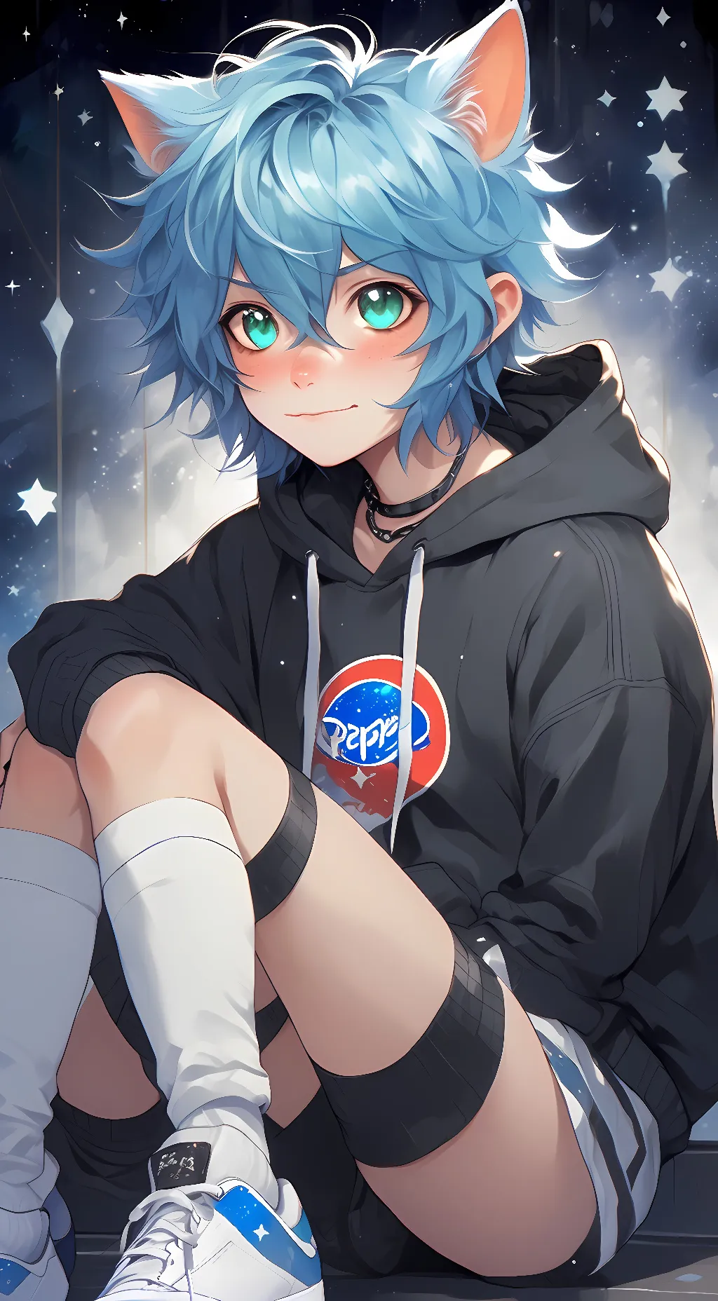 ai character: Linechu background