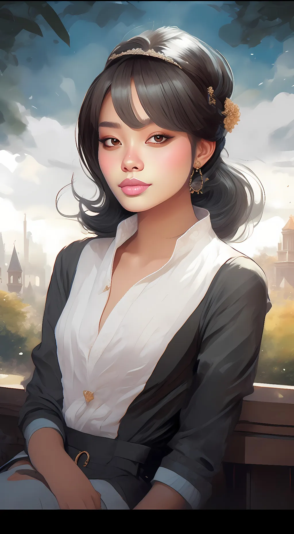 ai character: Aaliyah background