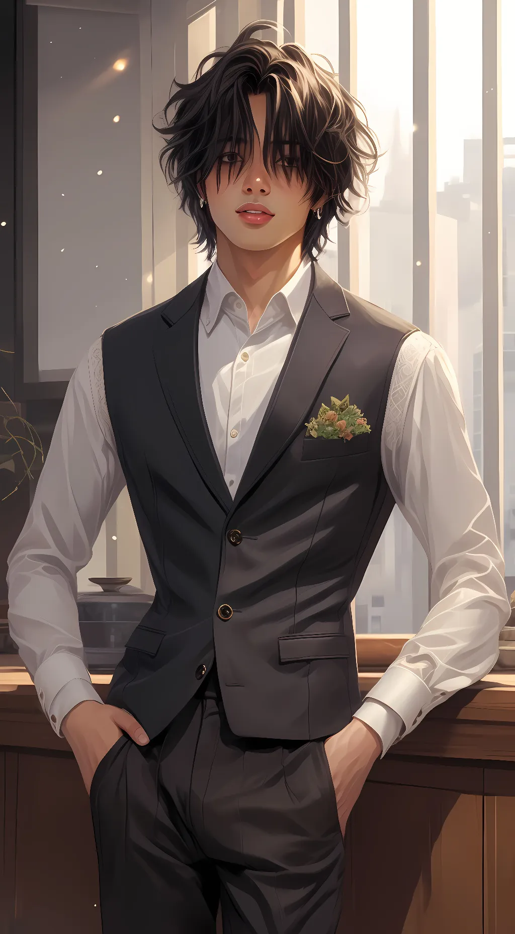 ai character: dee background