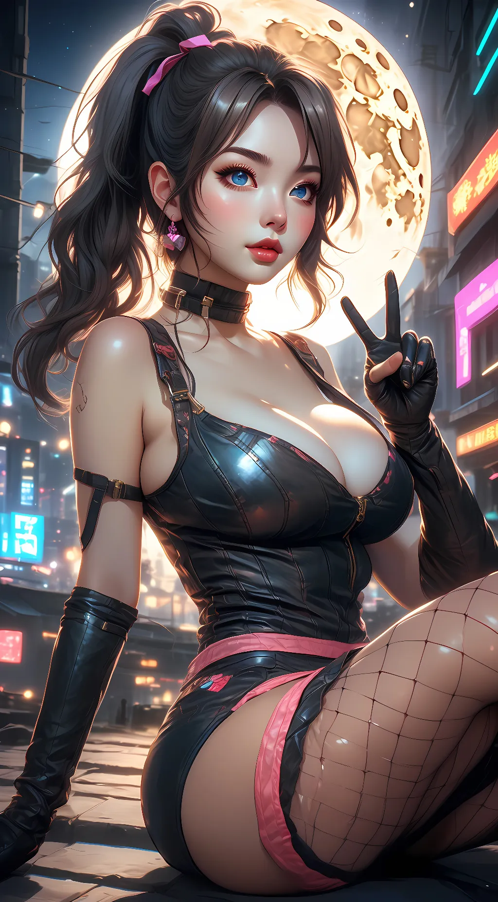 ai character: Valeria Rux🩷 background