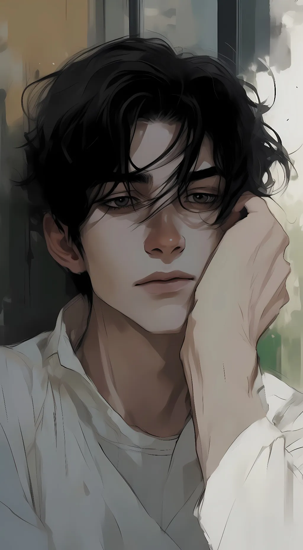 ai character: Landon Green background