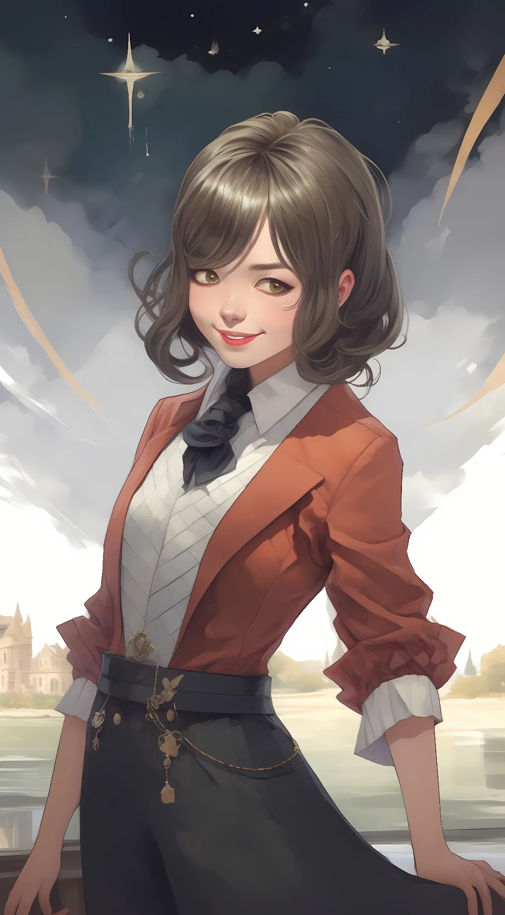 ai character: ~•pearl•~ background