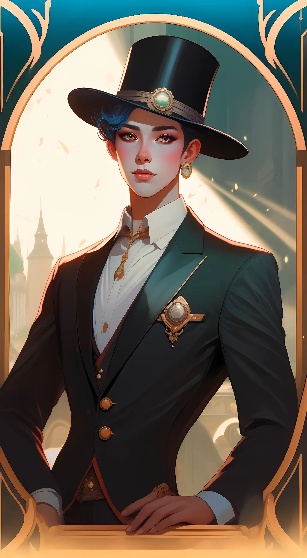 ai character: Cuntri  background