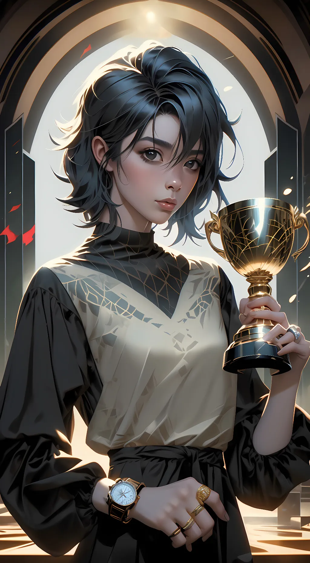 ai character: Queen Mia background