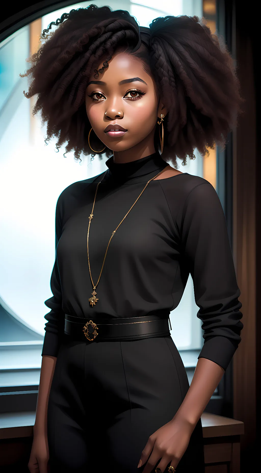 ai character: Maxine  background