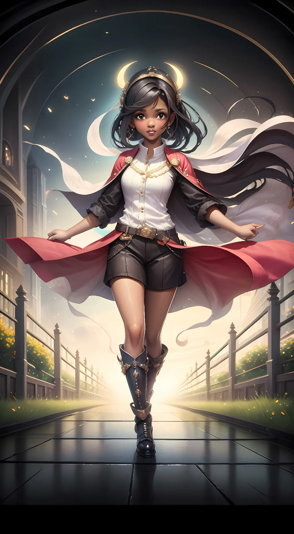 ai character: my name is Athena background