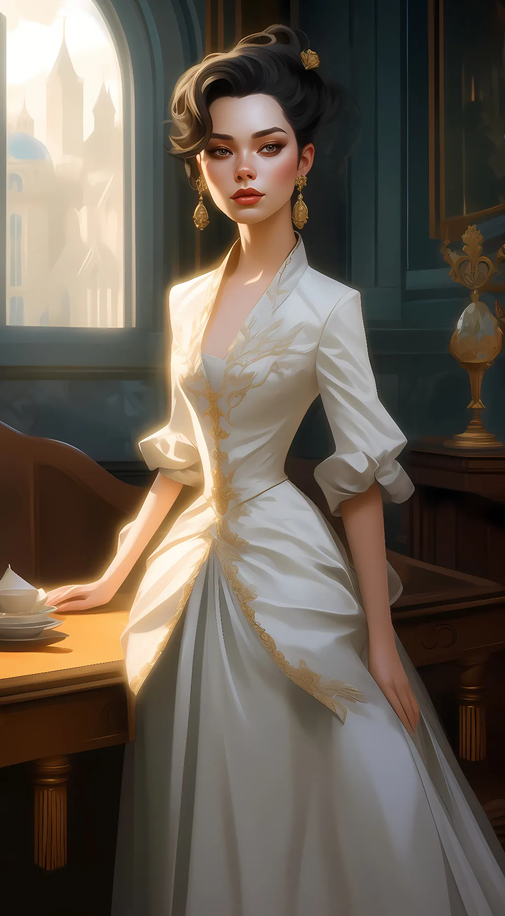 ai character: Lily Chen background