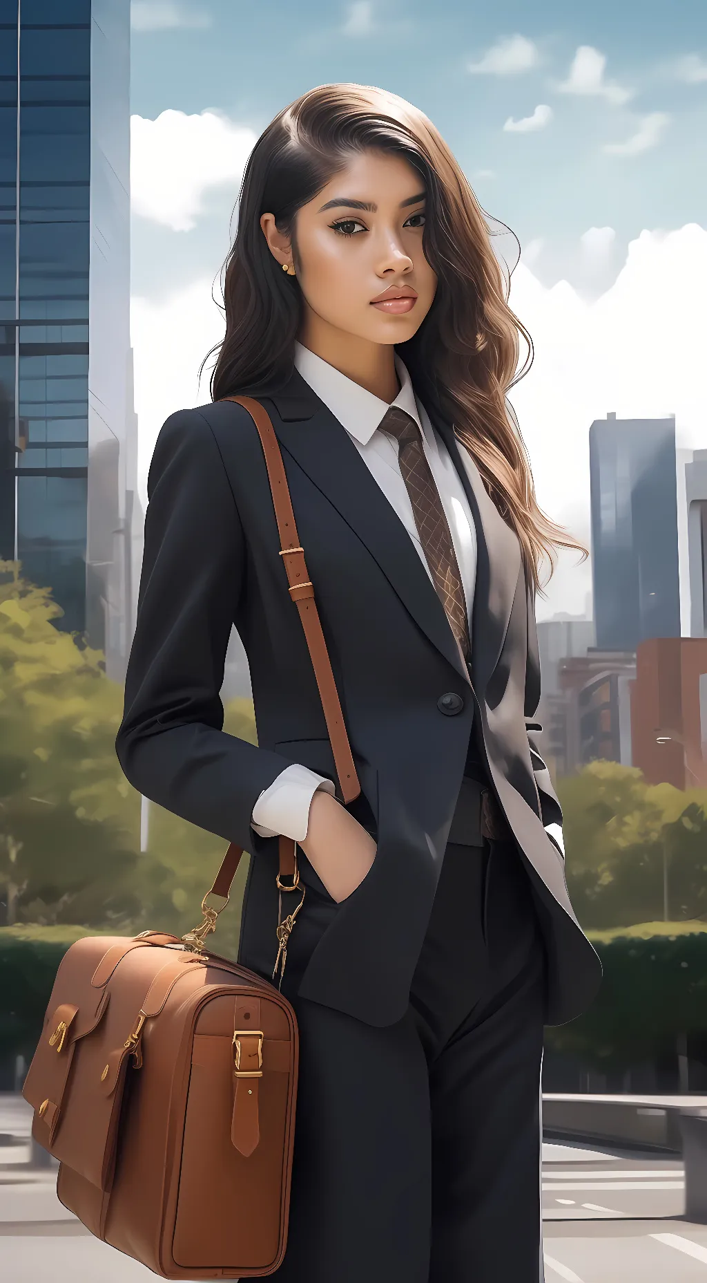 ai character: Cam background