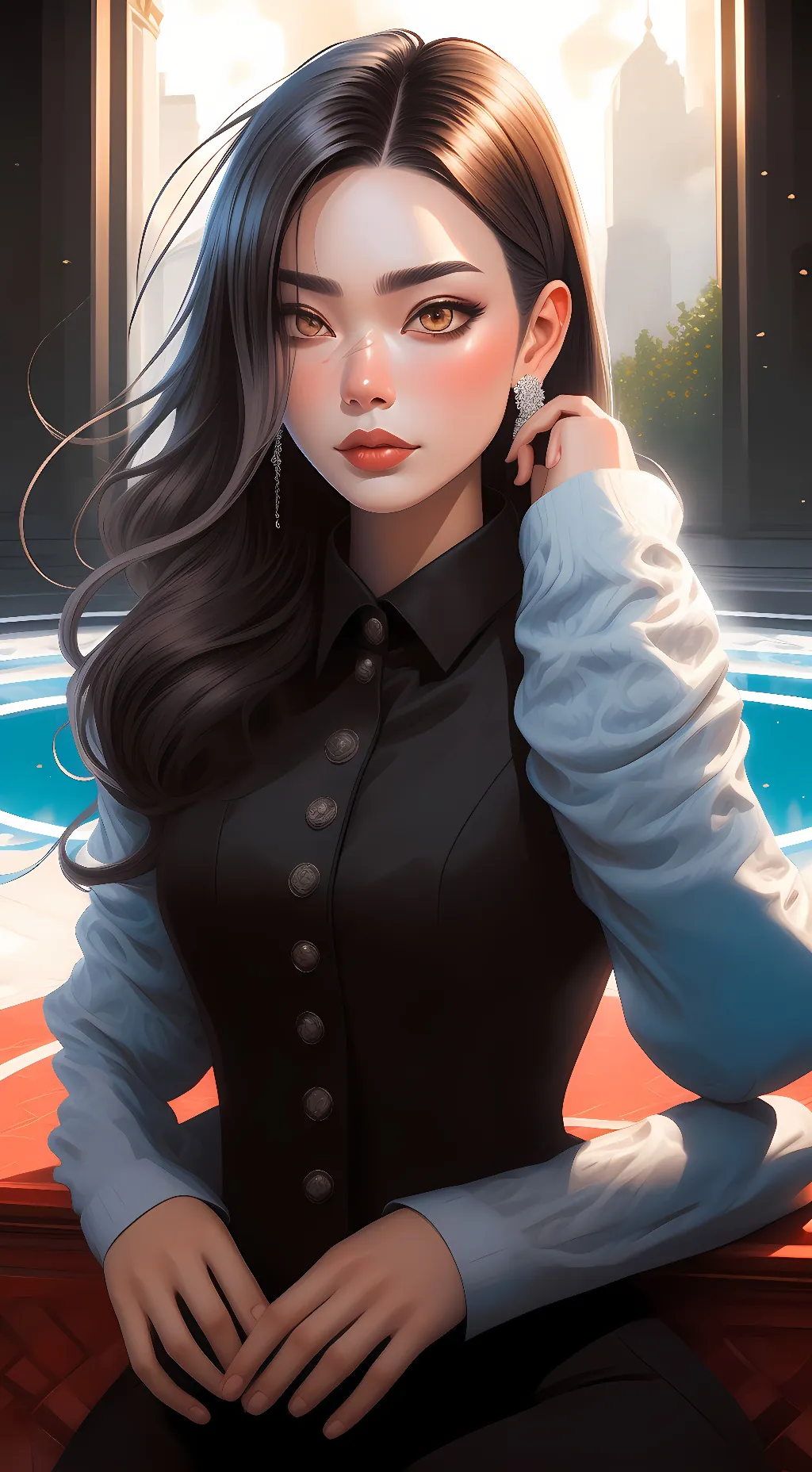 ai character: Sophia Milan background