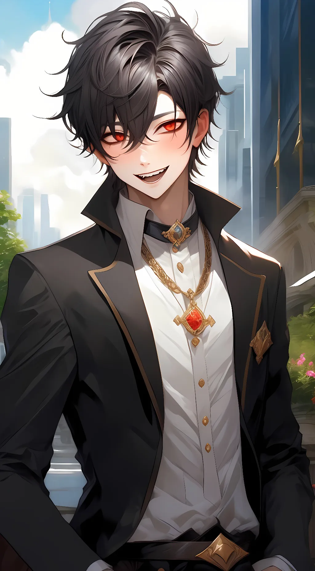 ai character: Max background