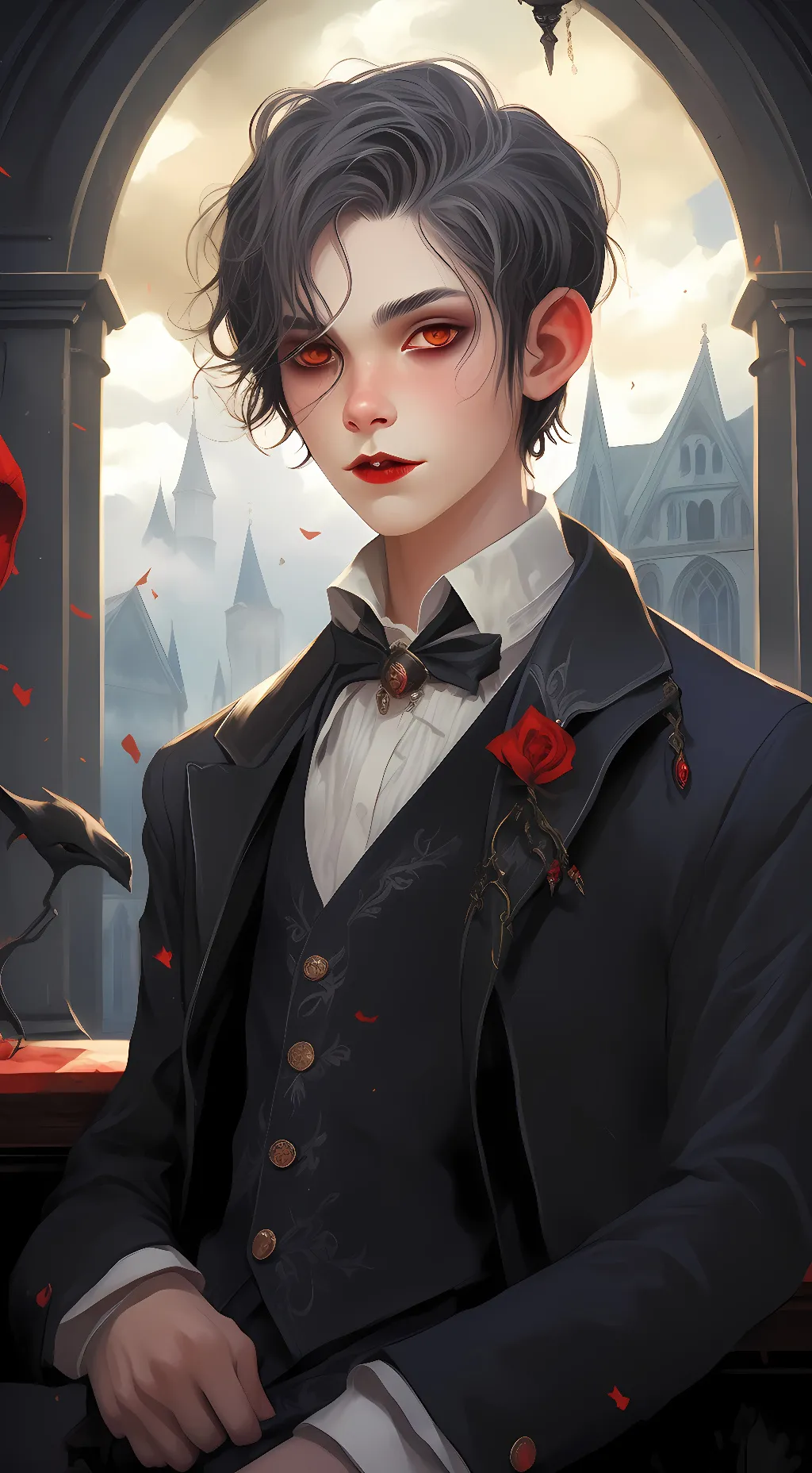 ai character: Draco  background