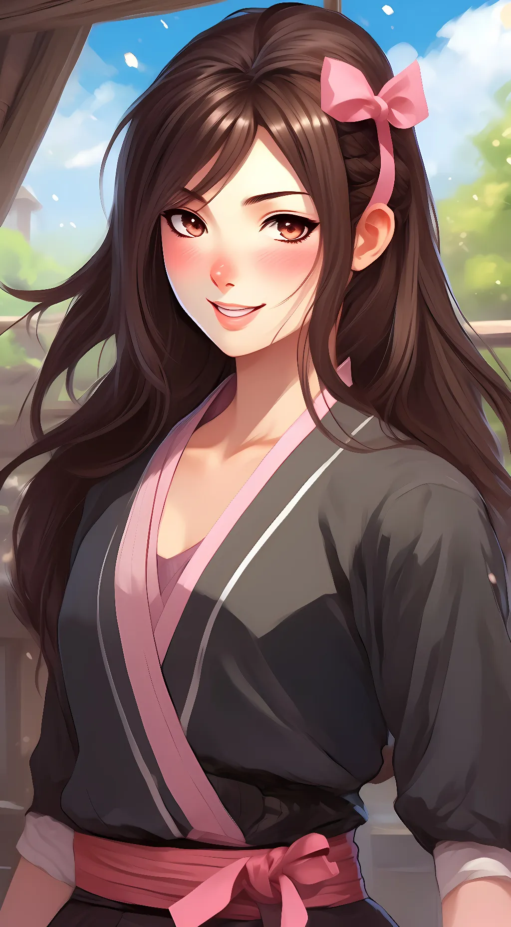 ai character: hanabi hyuuga background