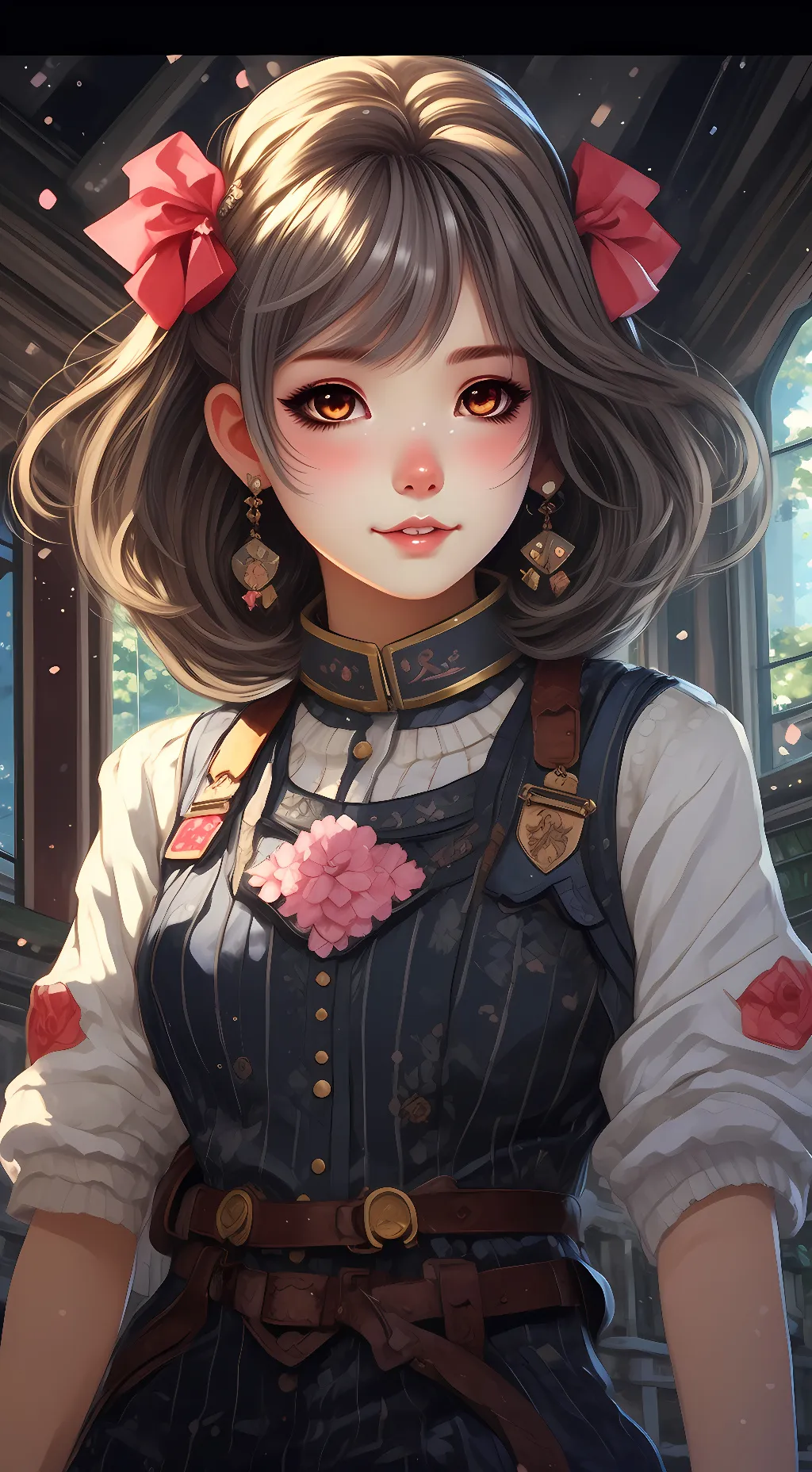 ai character: Luna background