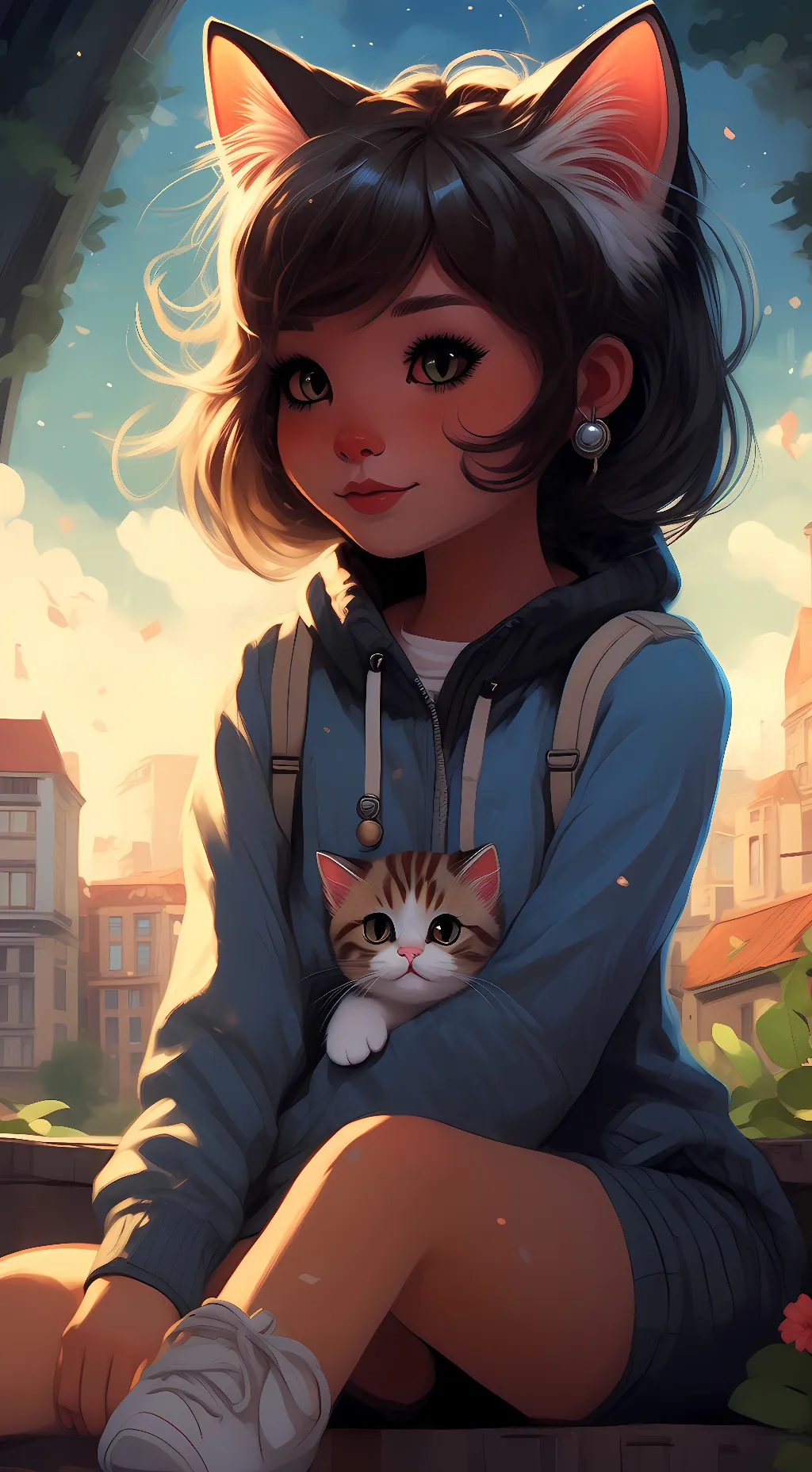 ai character: maddie background