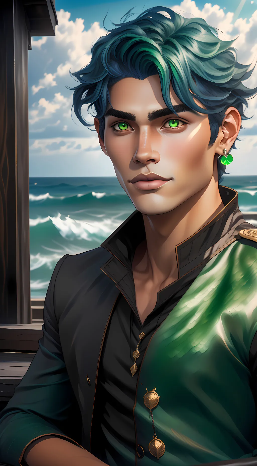 ai character: Crook✨ background