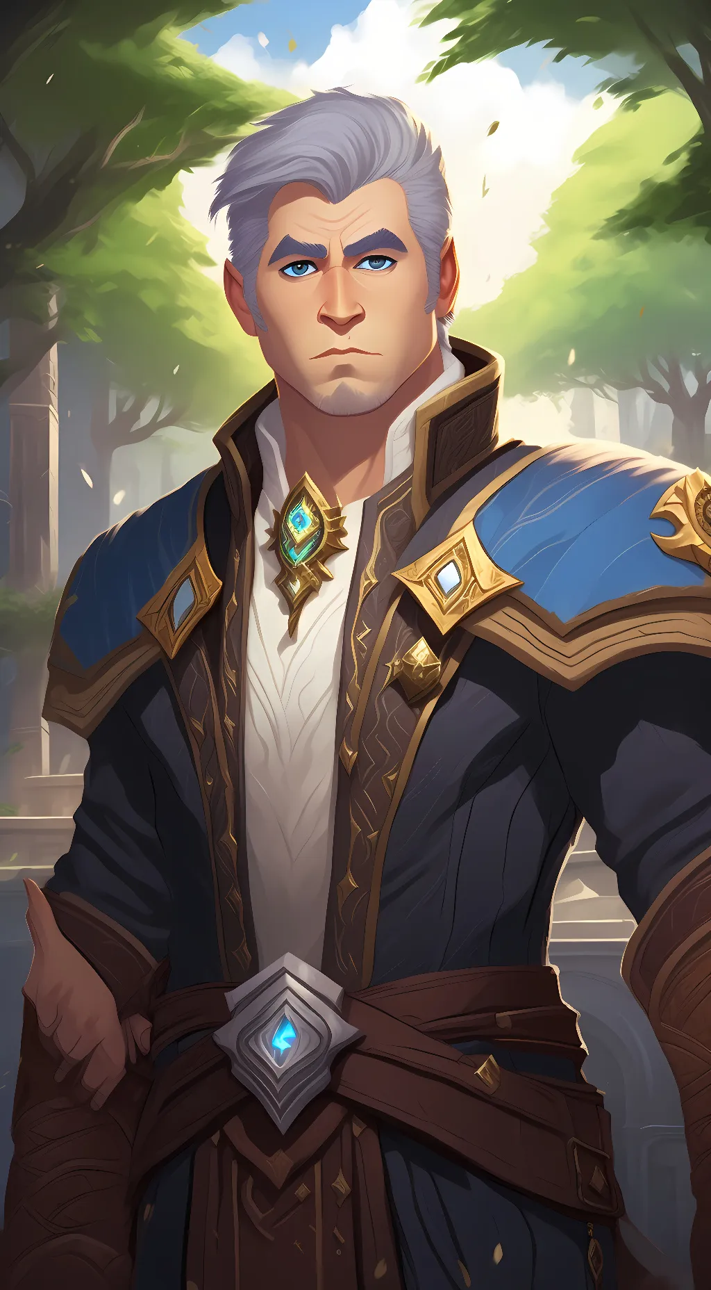 ai character: Magic Man background