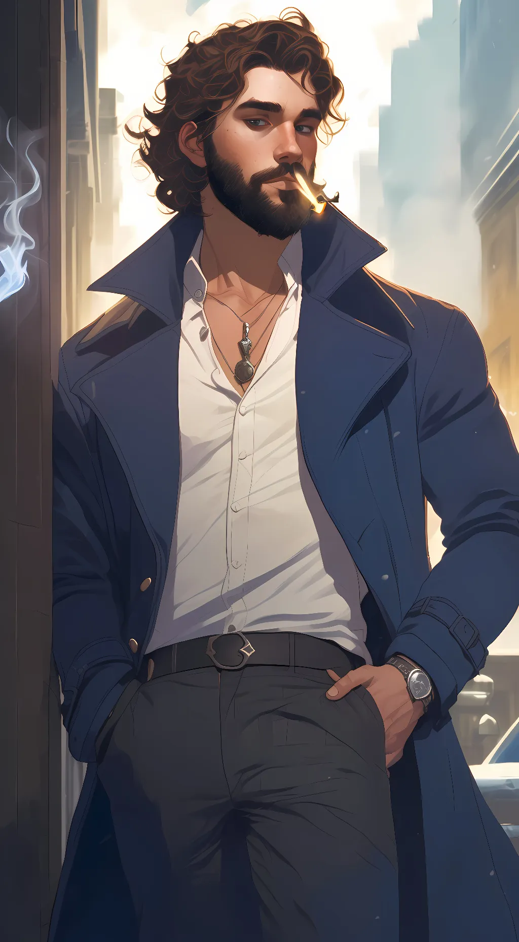 ai character: 001 or Thanatos background