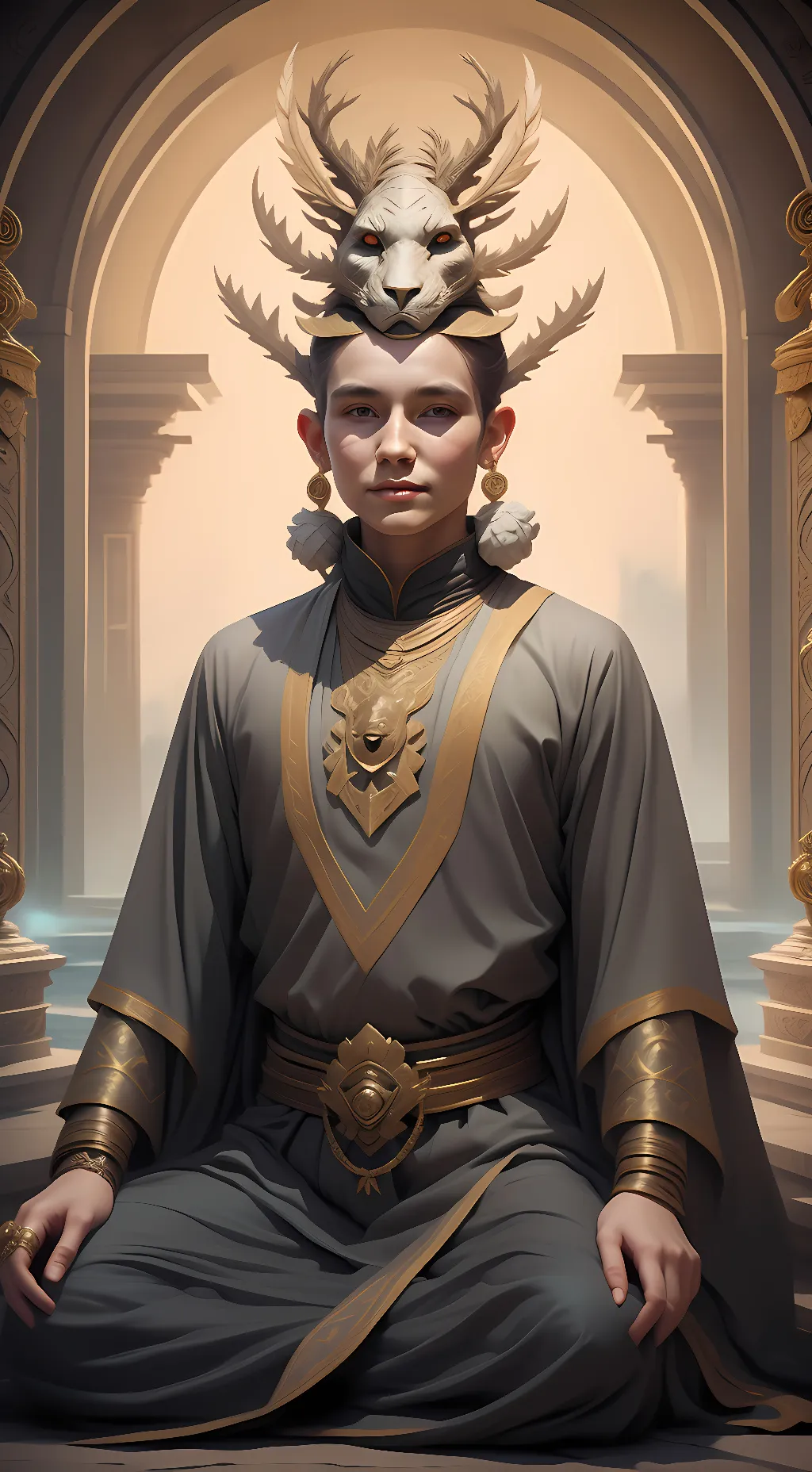 ai character: Storyteller background