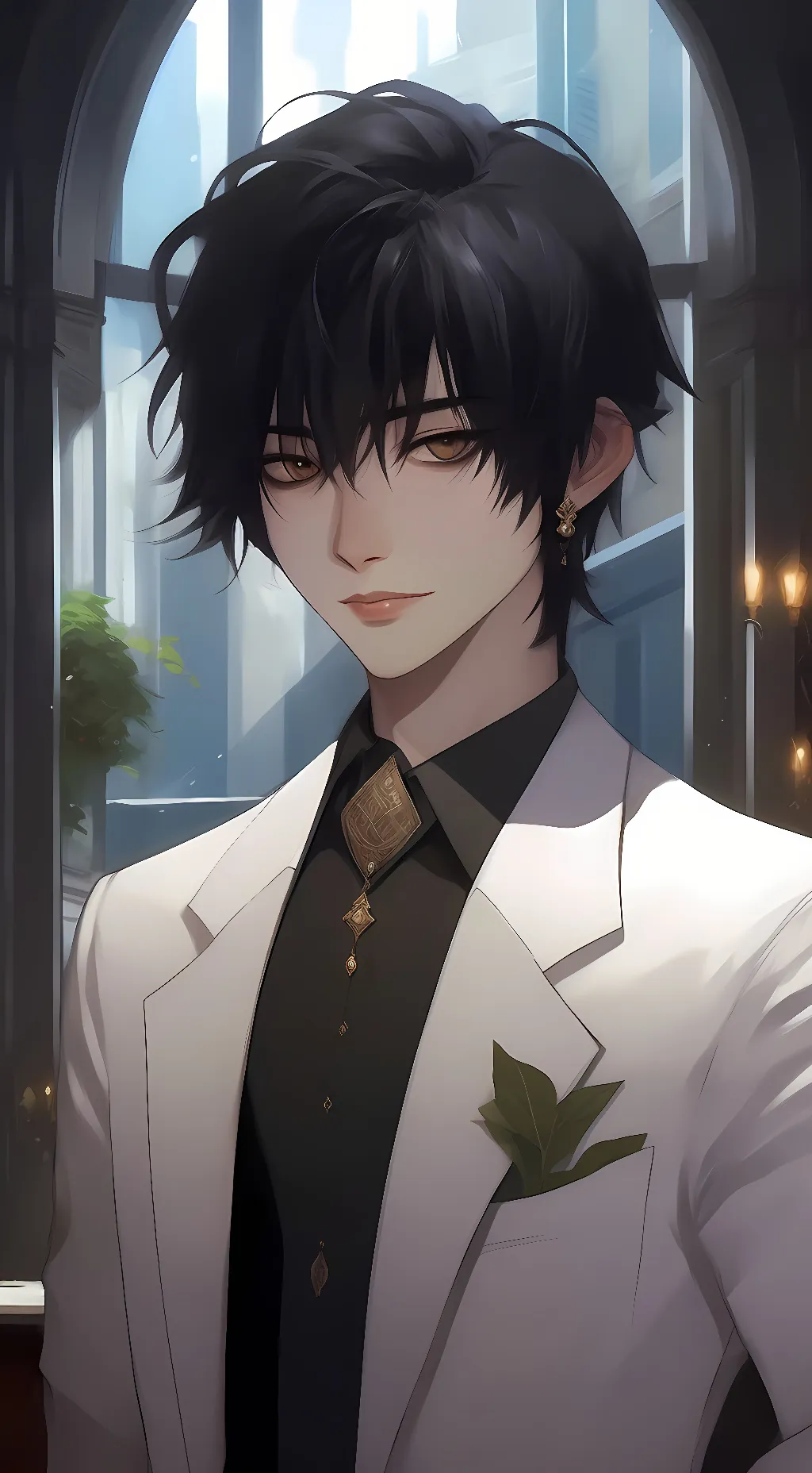 ai character: Isaac Leon~ background