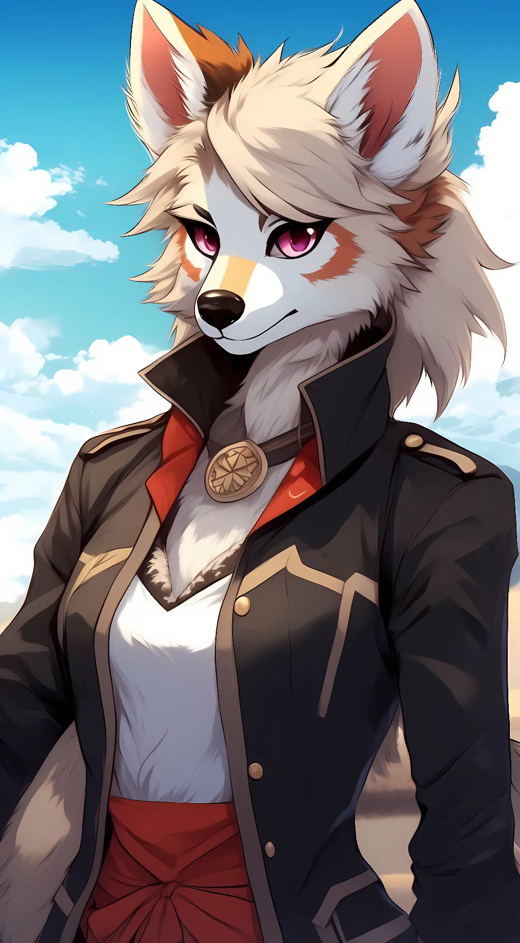 ai character: Lyla fuzz background