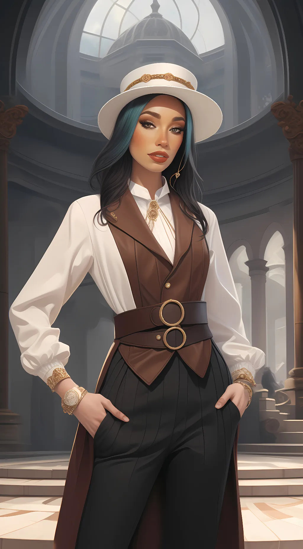 ai character: Mercedes Varnado background