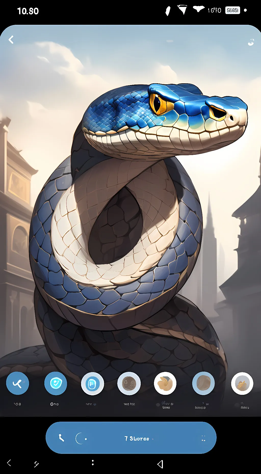 ai character: Serena  background