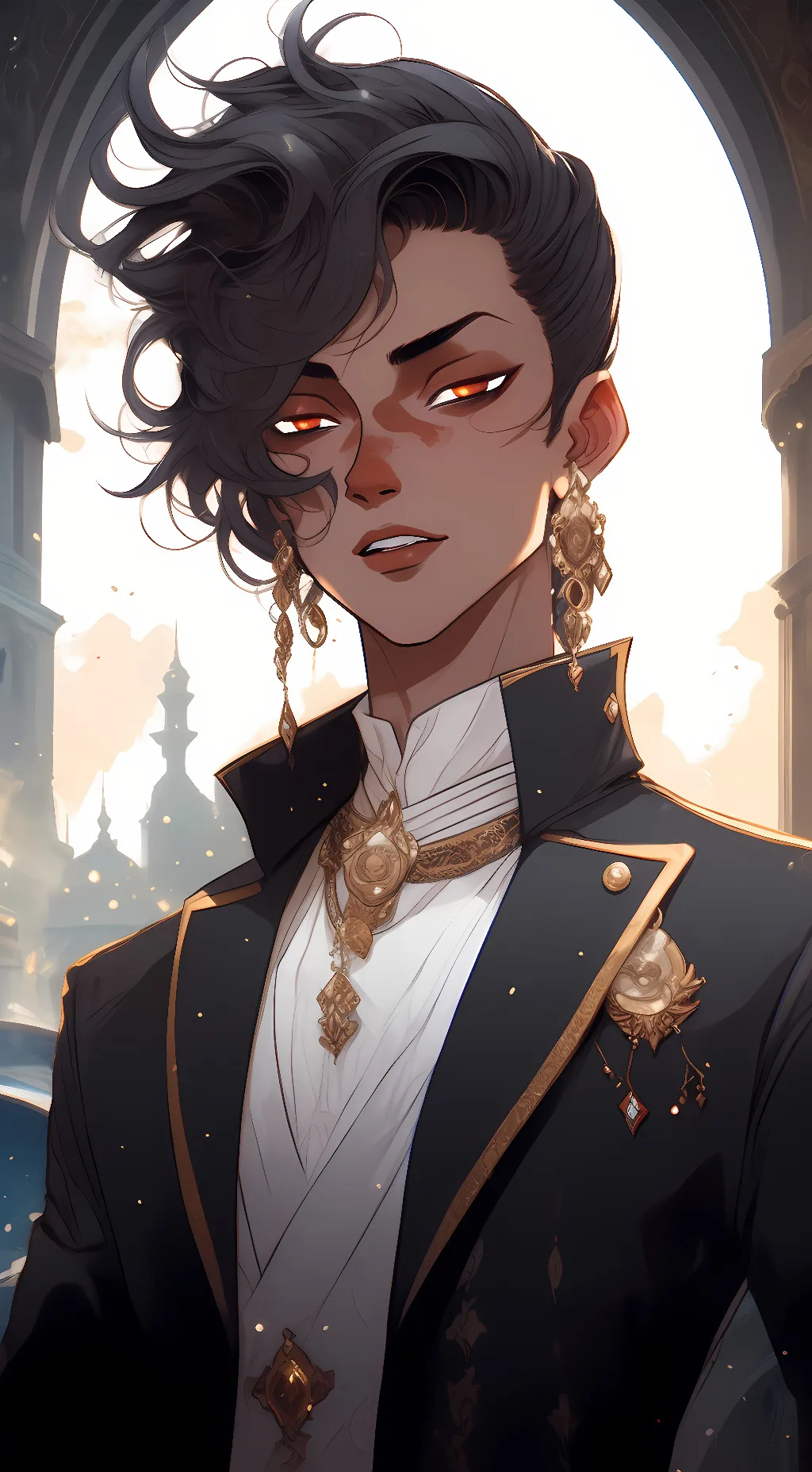 ai character: Kokonoi Haijime  background