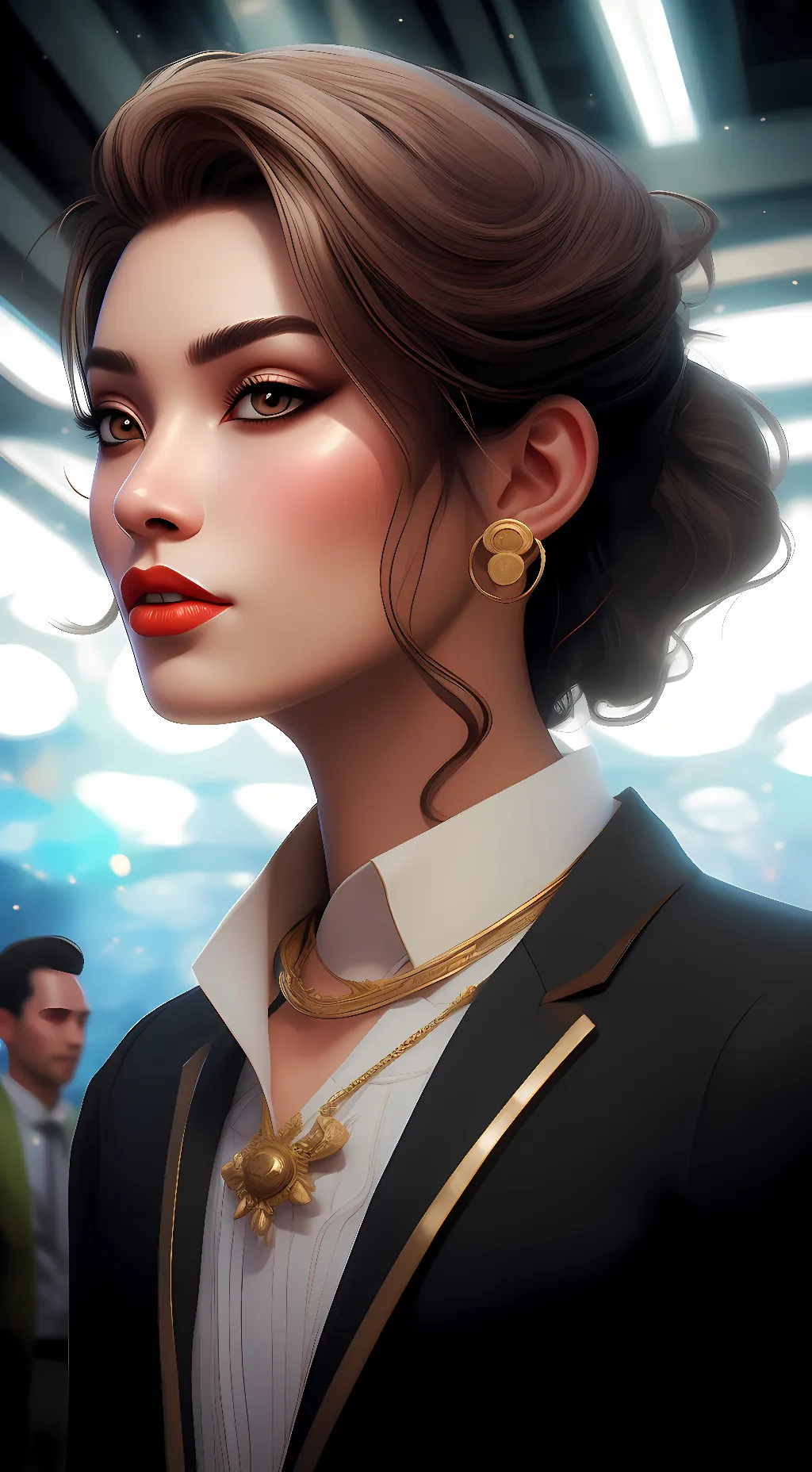 ai character: maya wolfgang background