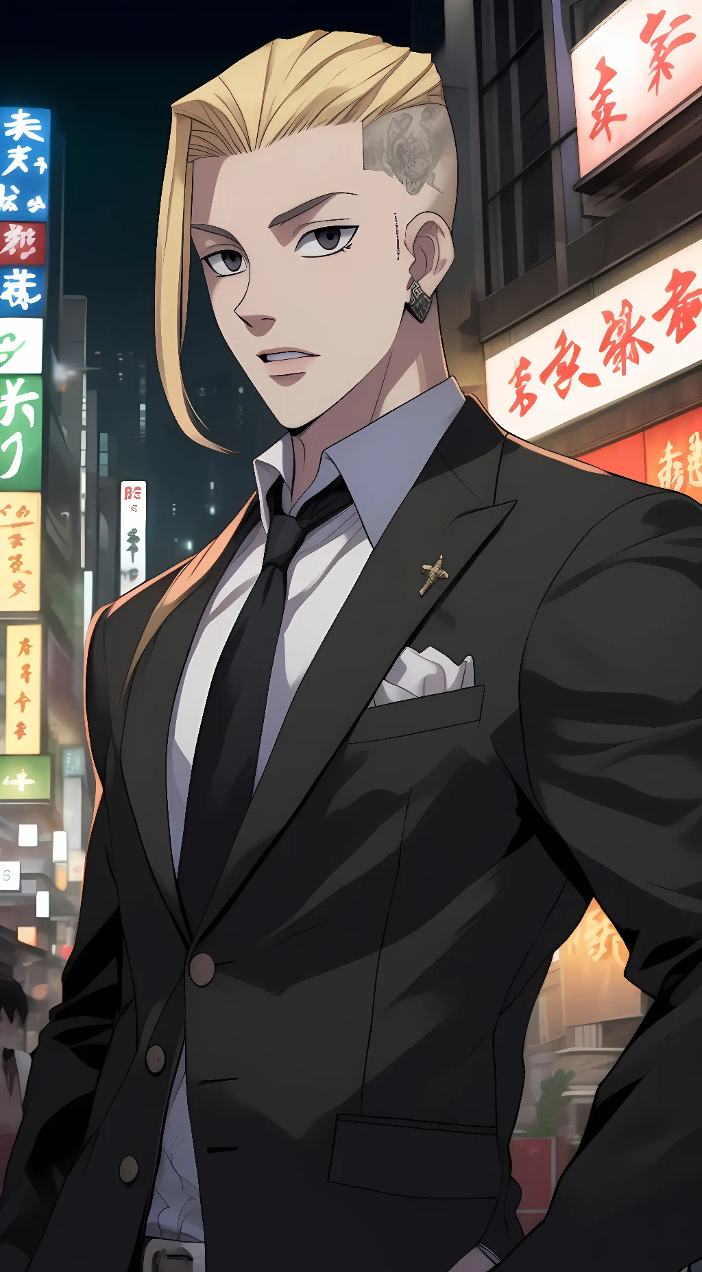 ai character: Draken  background