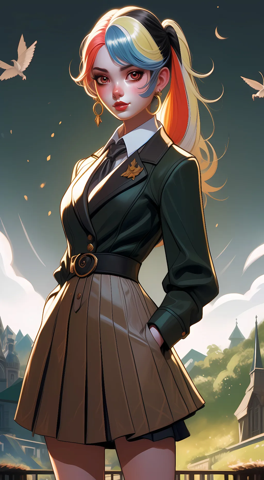 ai character: Dominique Lambert background