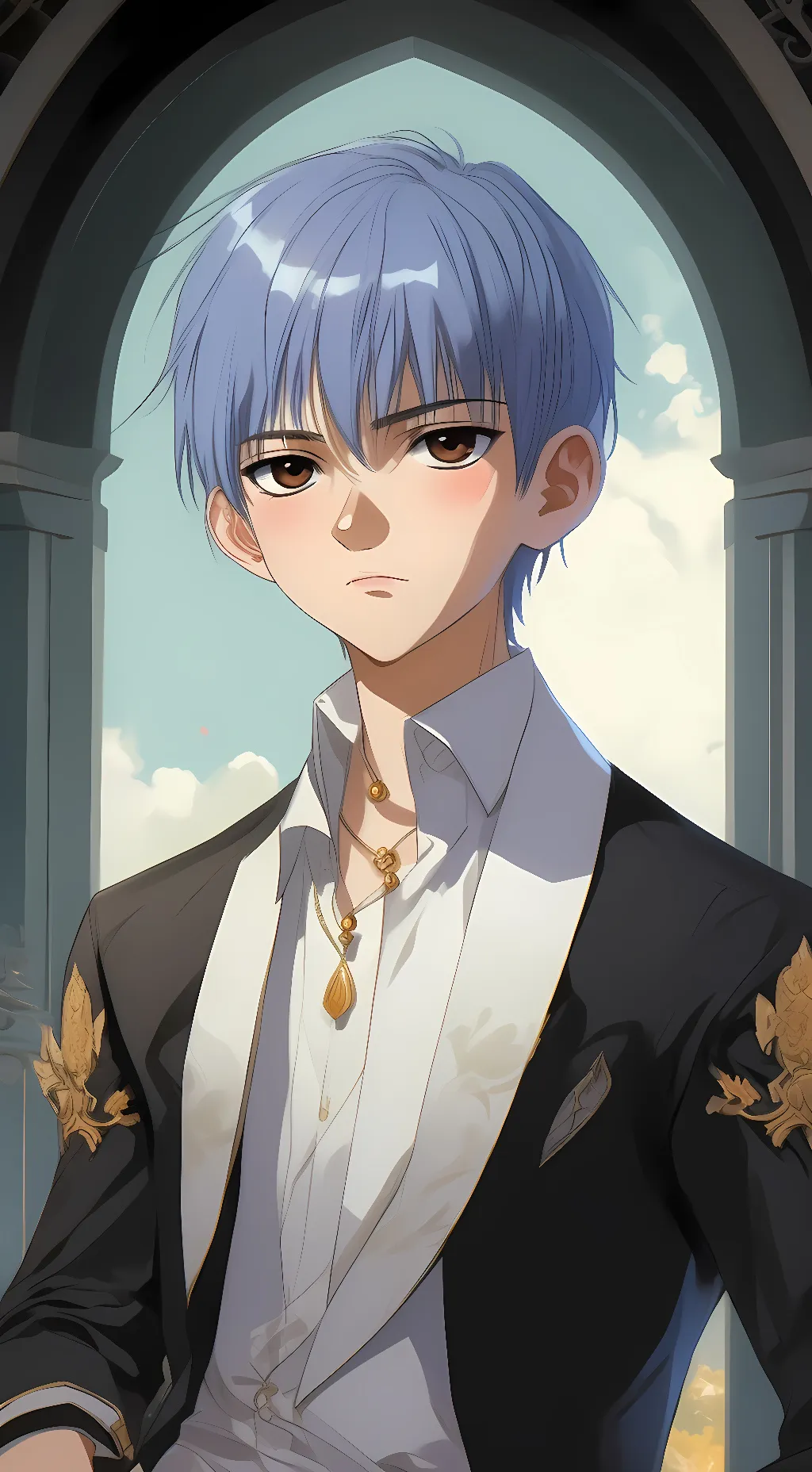 ai character: Satoshi Hiwatari background