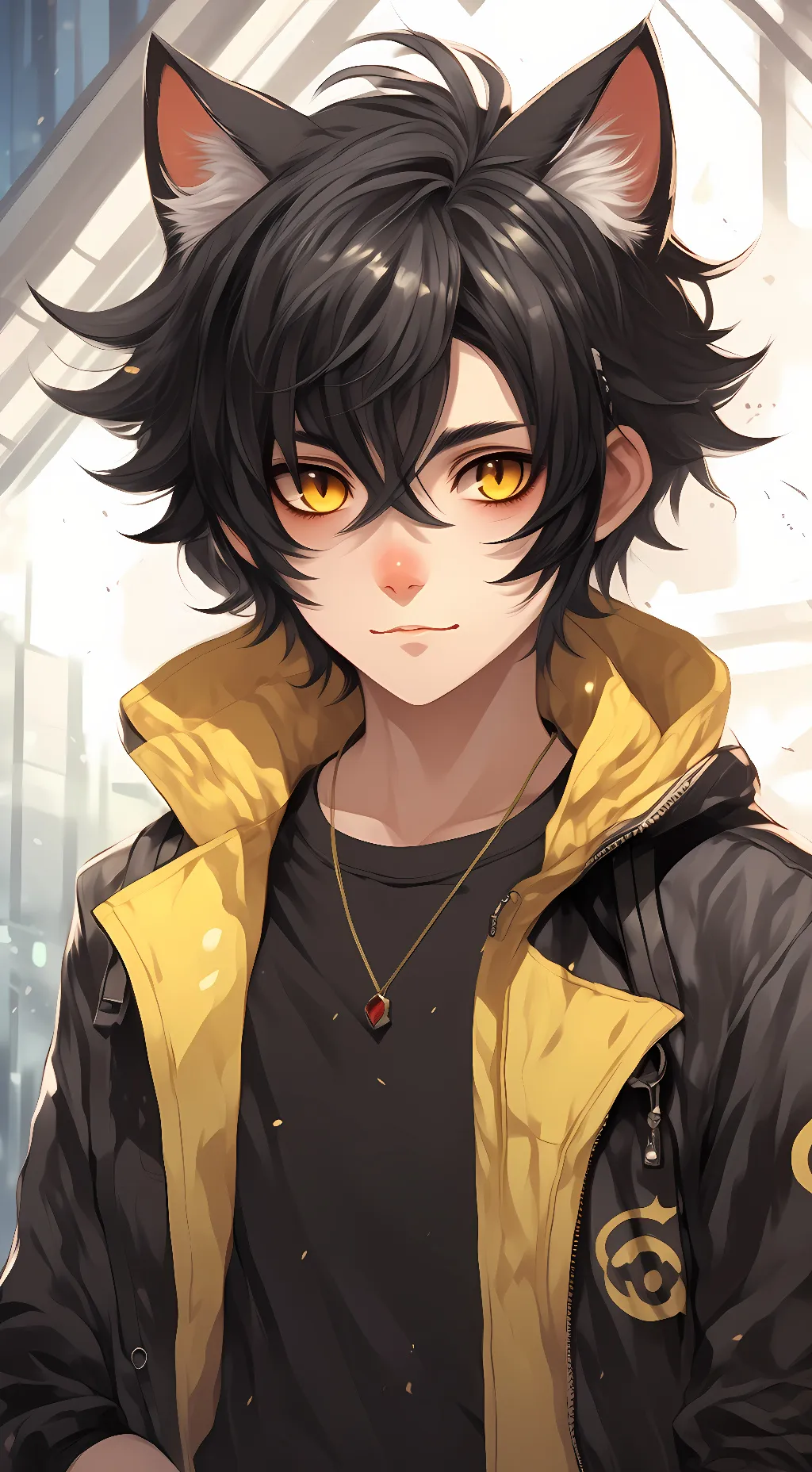 ai character: Scribbles background