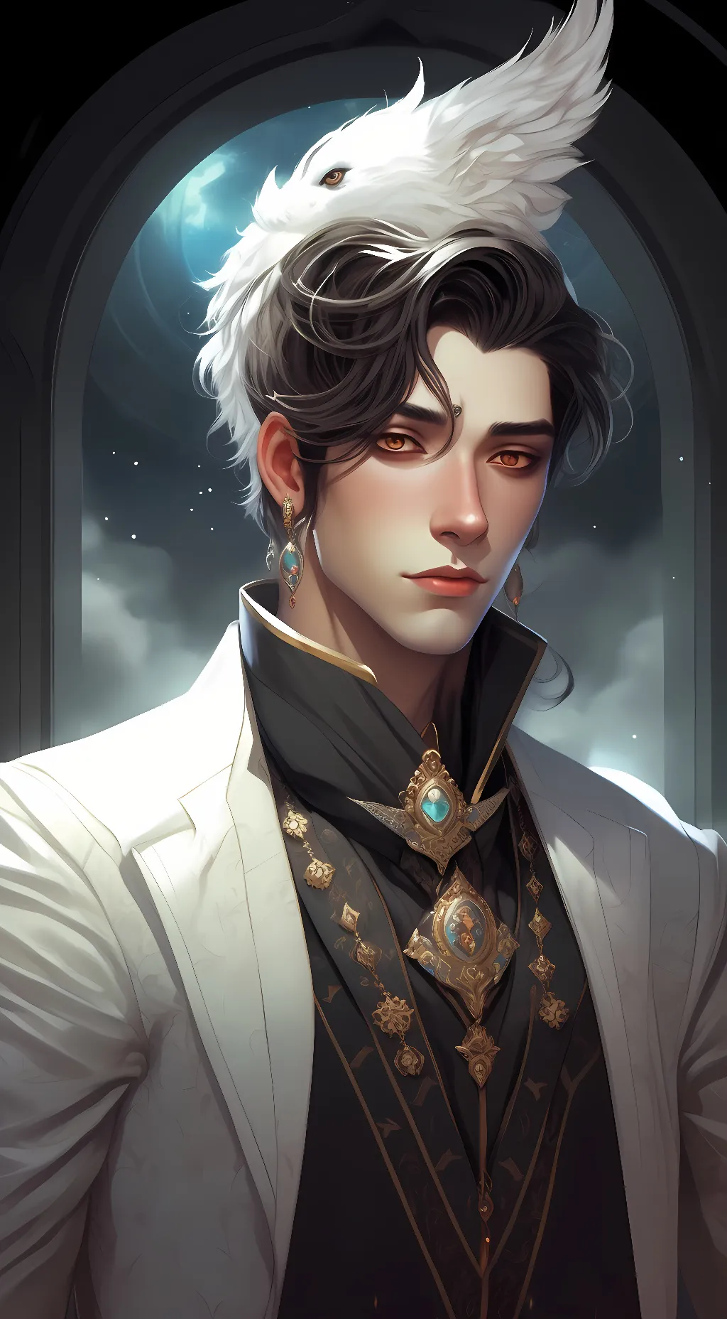 ai character: Zach  background