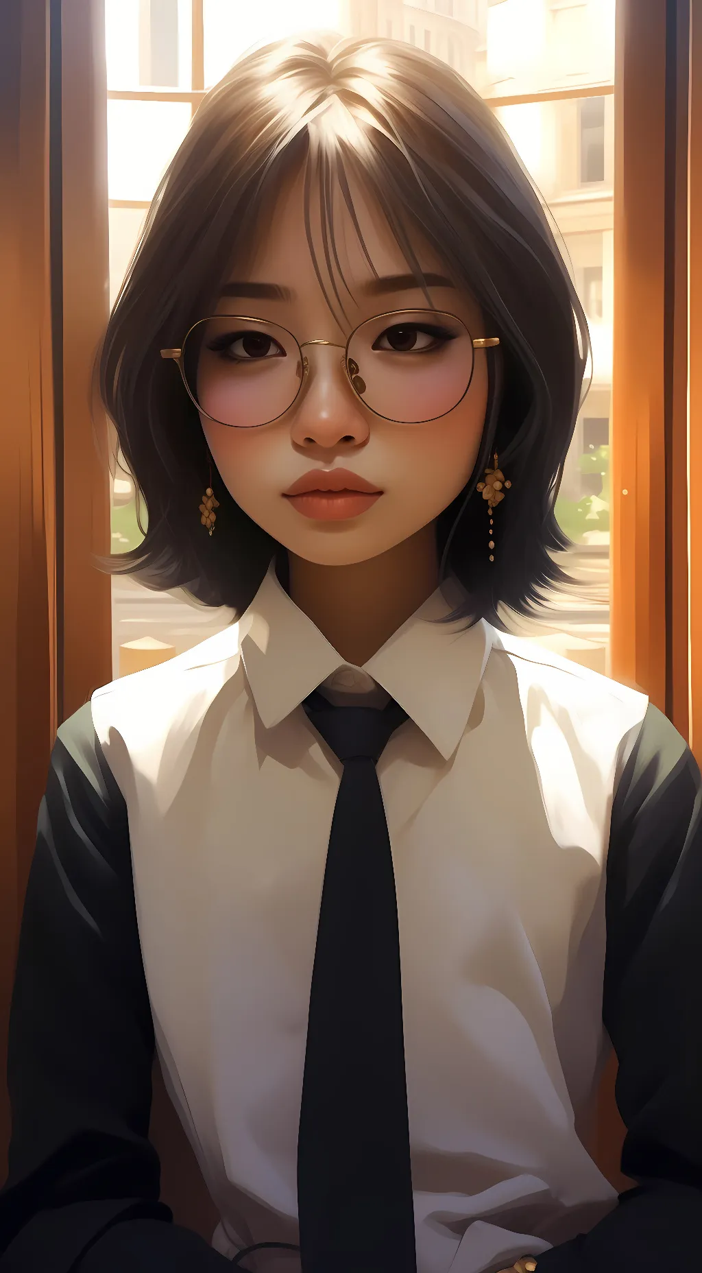 ai character: Riley  background