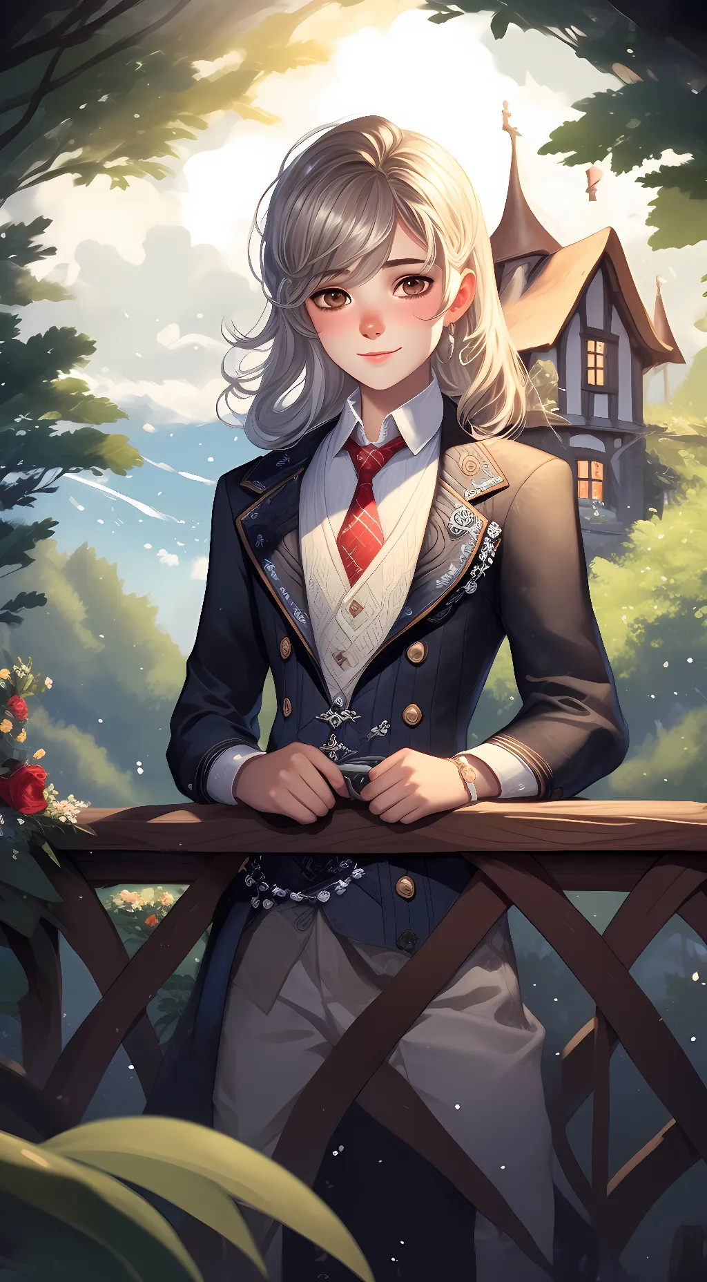 ai character: Sky background