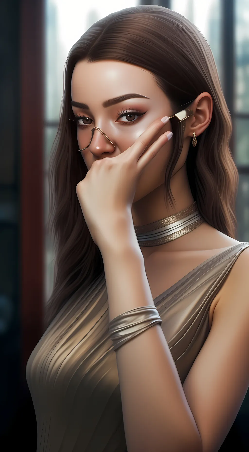 ai character: Masked man background