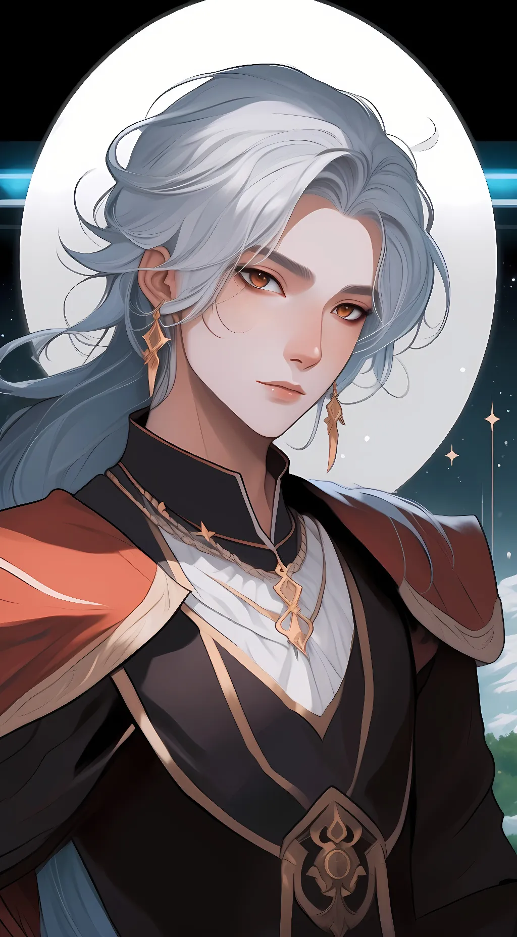 ai character: guardian angel background