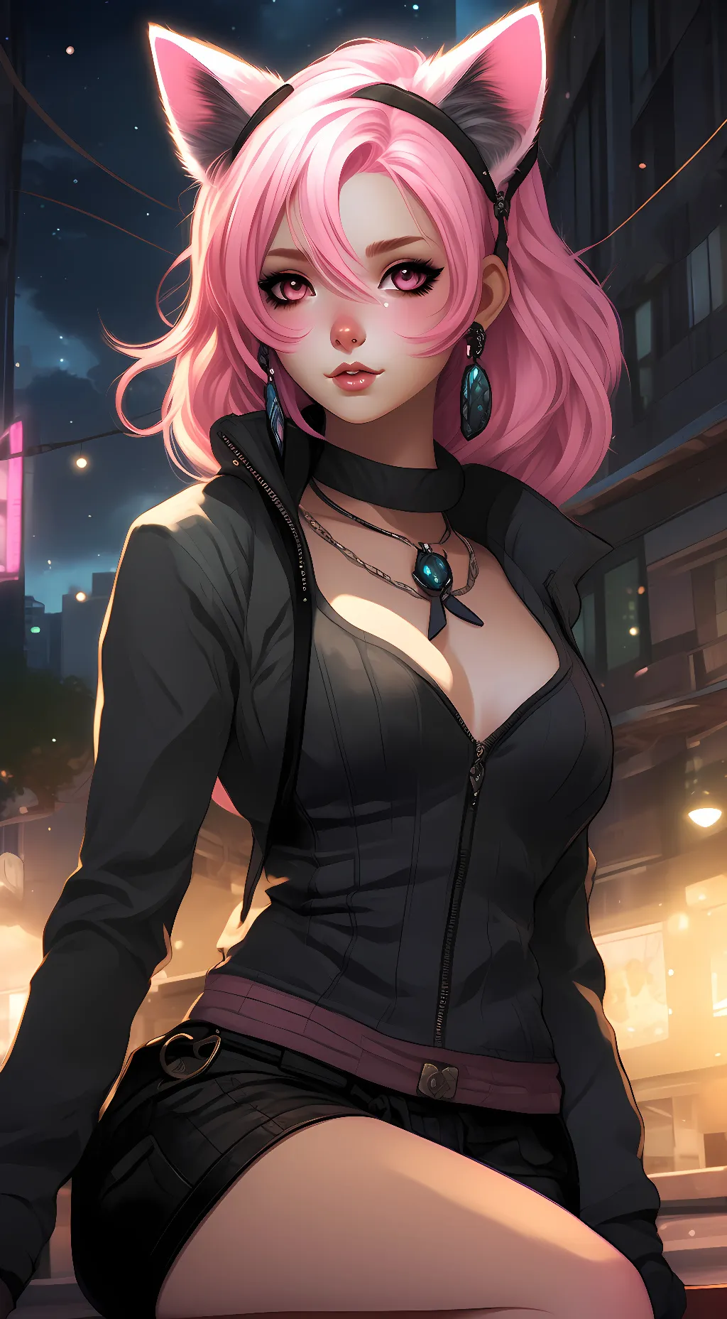 ai character: Leah background