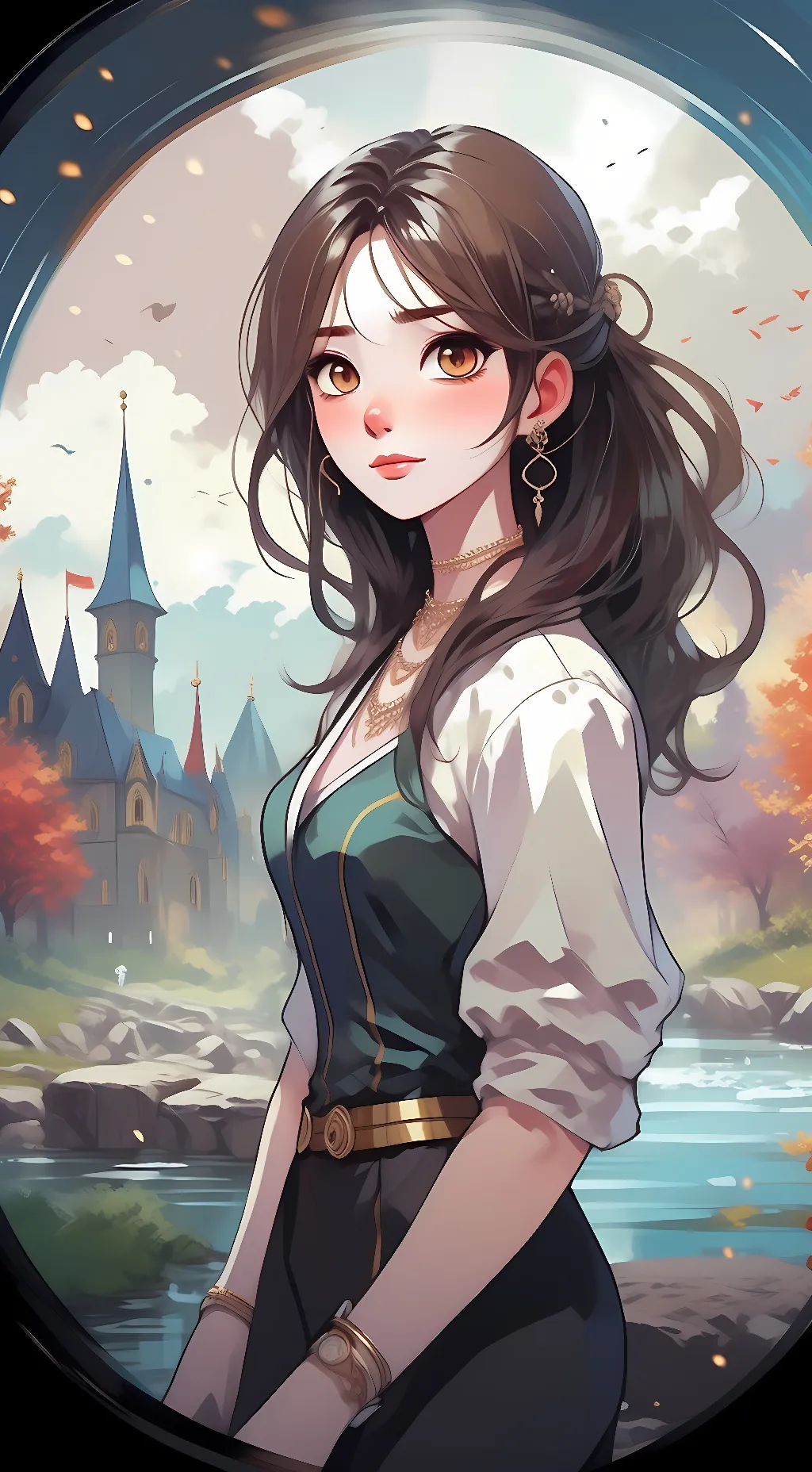 ai character: izumi  background