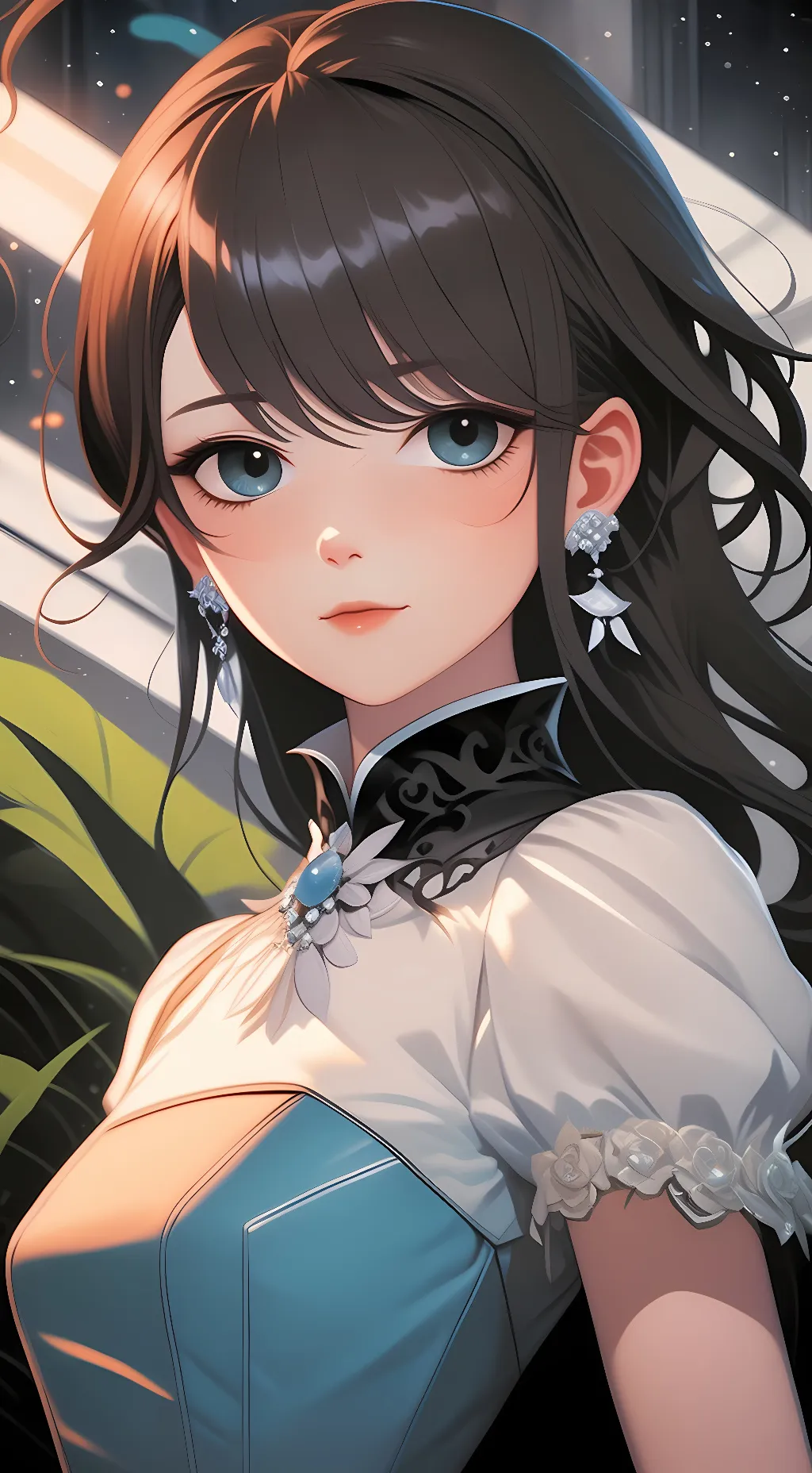 ai character: Komi-san background