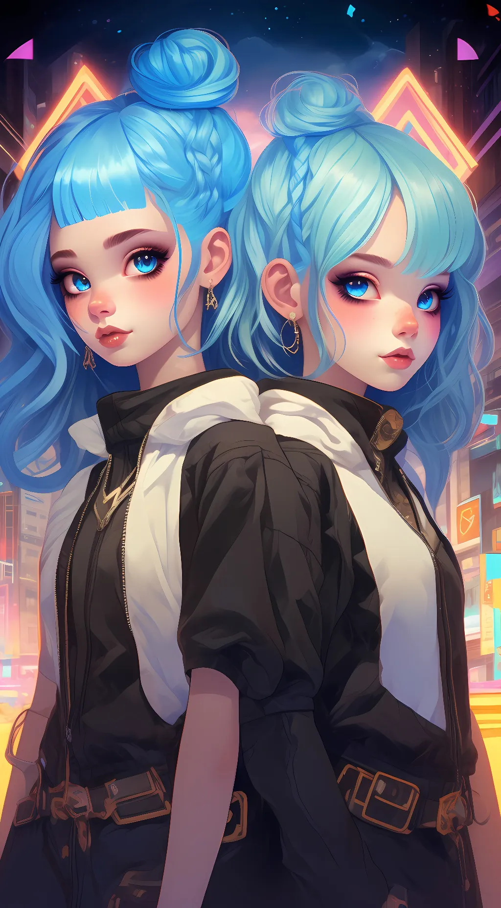 ai character: Aubree & Avery background
