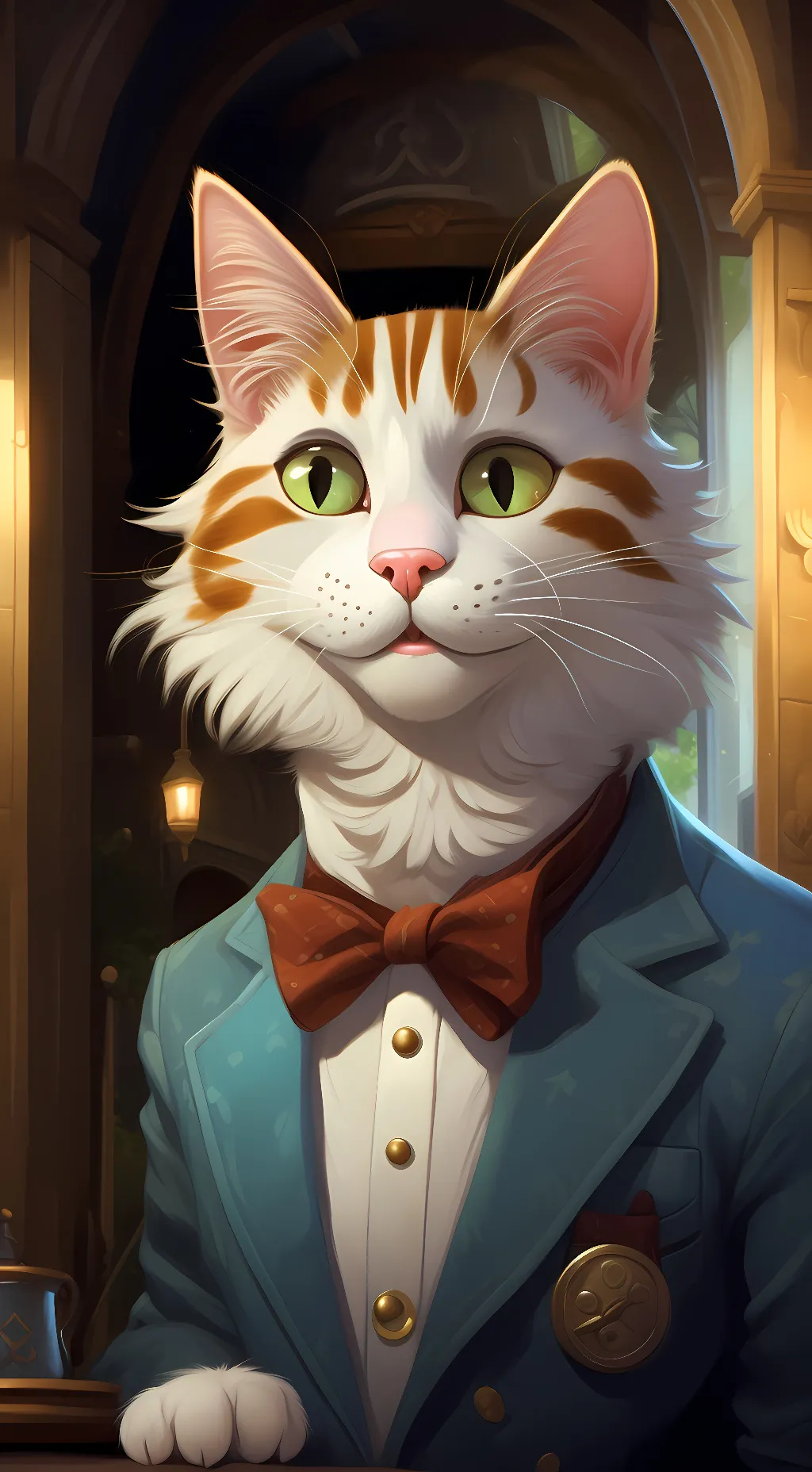 ai character: balls background